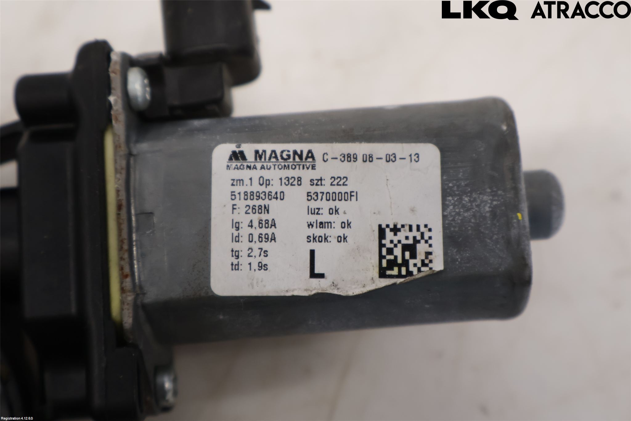 Fiat 500 07- Fönsterhiss El Kompl