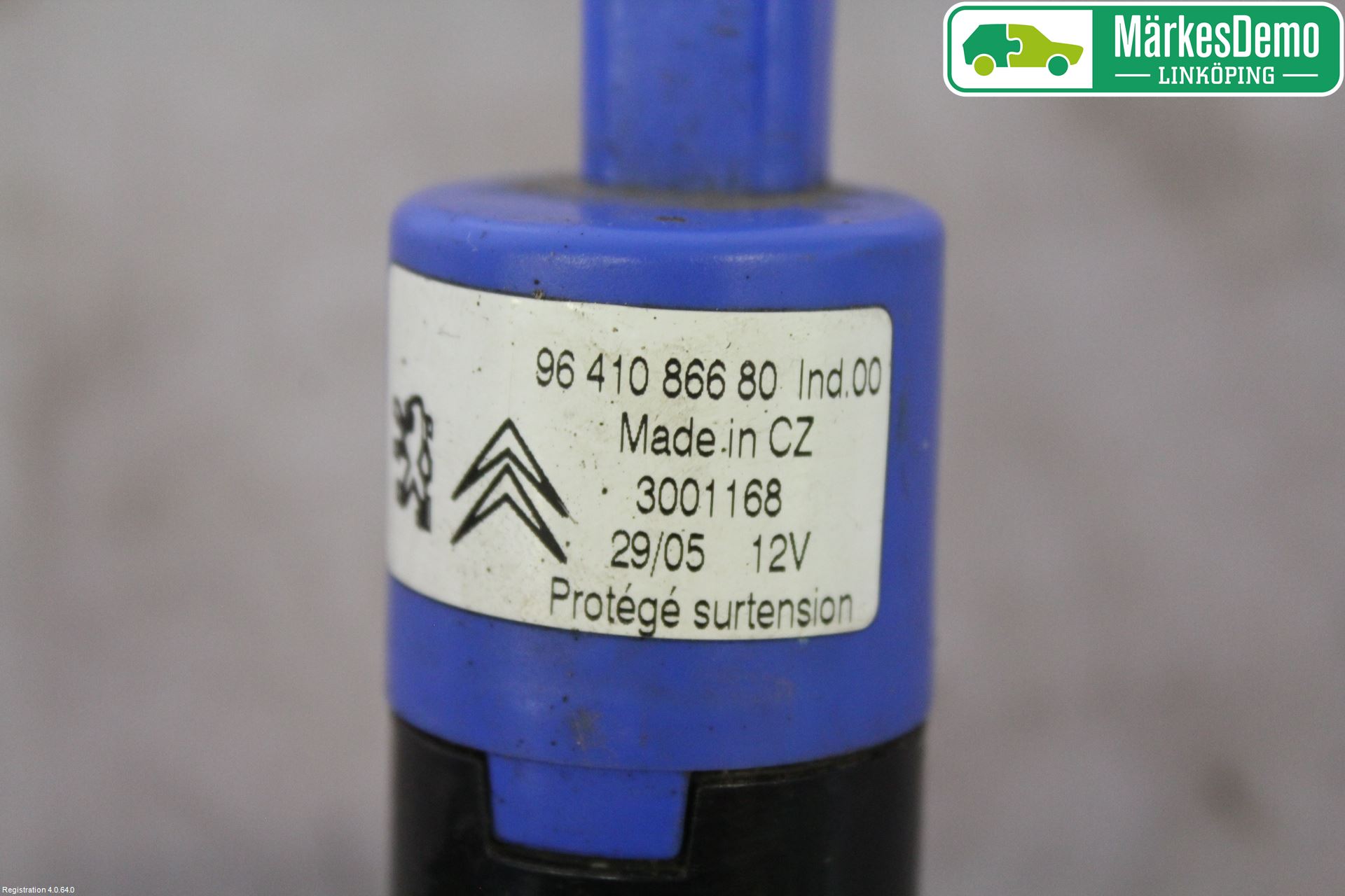 Peugeot 407 Spolarpump Högtryck