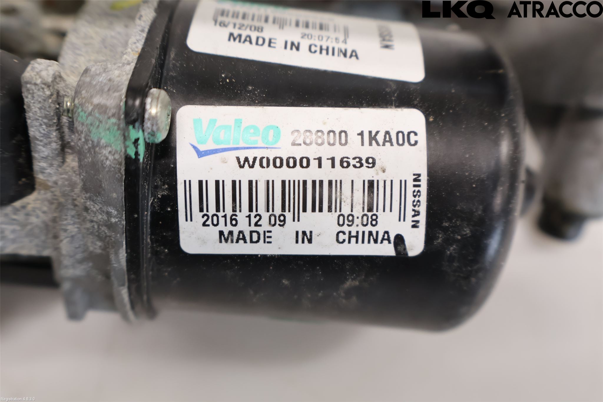 Nissan JUKE 14-19 Torkarmotor Vindruta