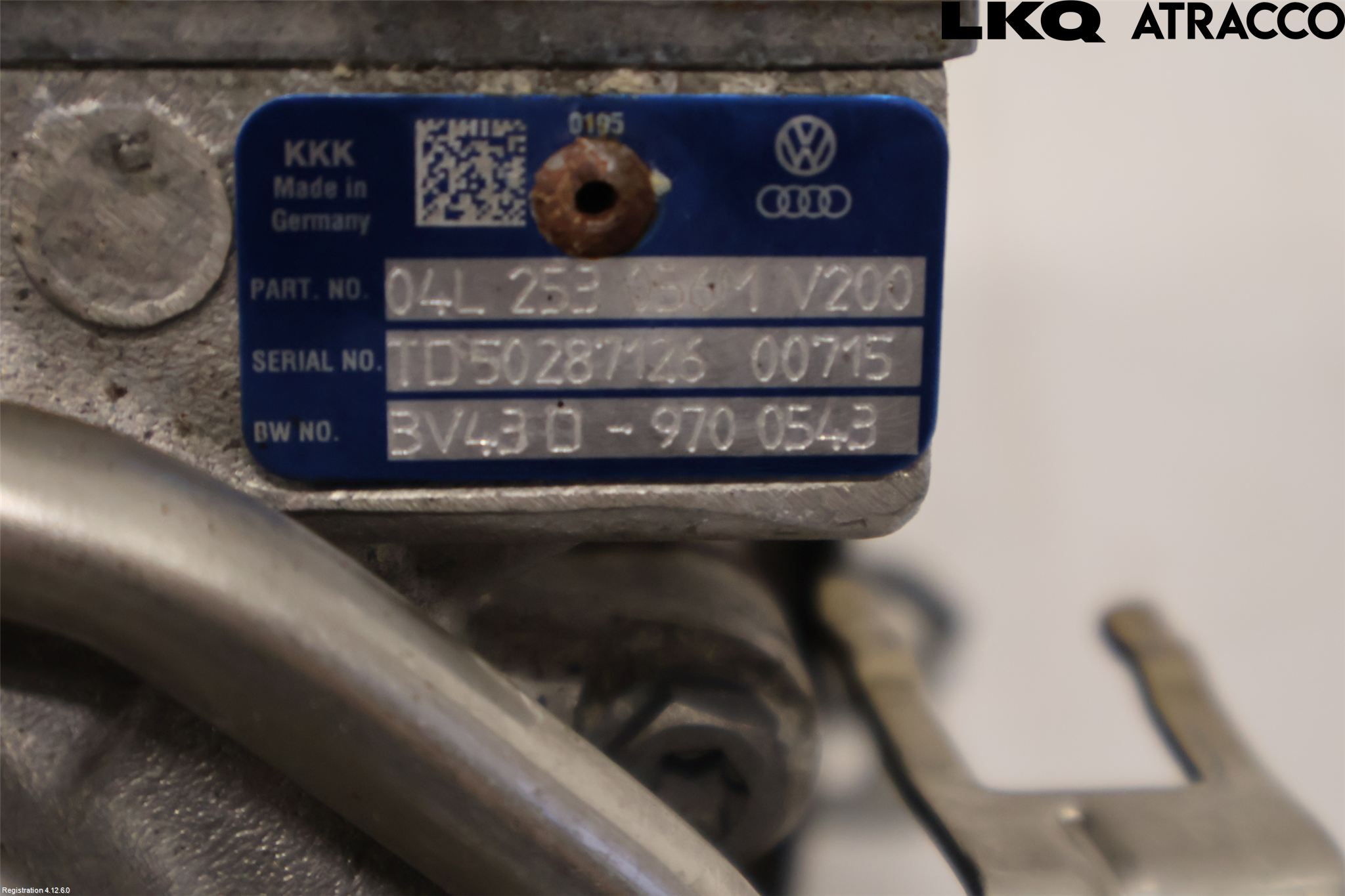 Volkswagen VW TIGUAN 16-24 Turboaggregat