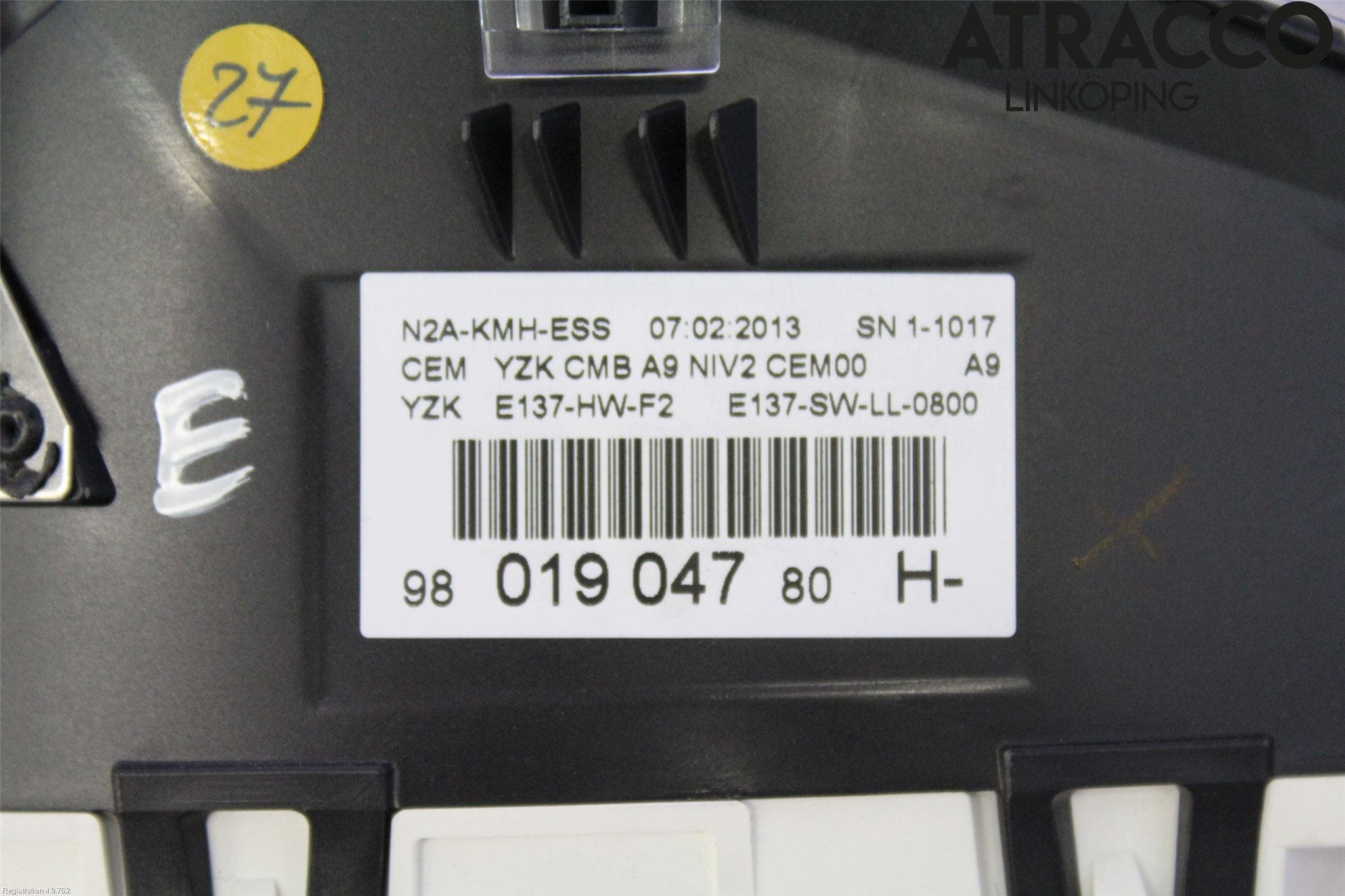 Peugeot 208 12-15 Instrument Komb