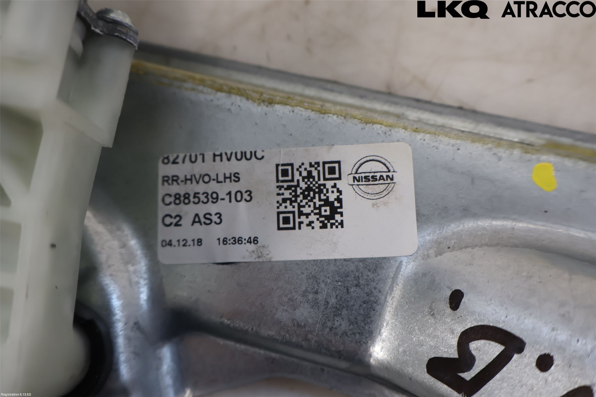 Nissan QASHQAI 17-21 Fönsterhiss El Kompl
