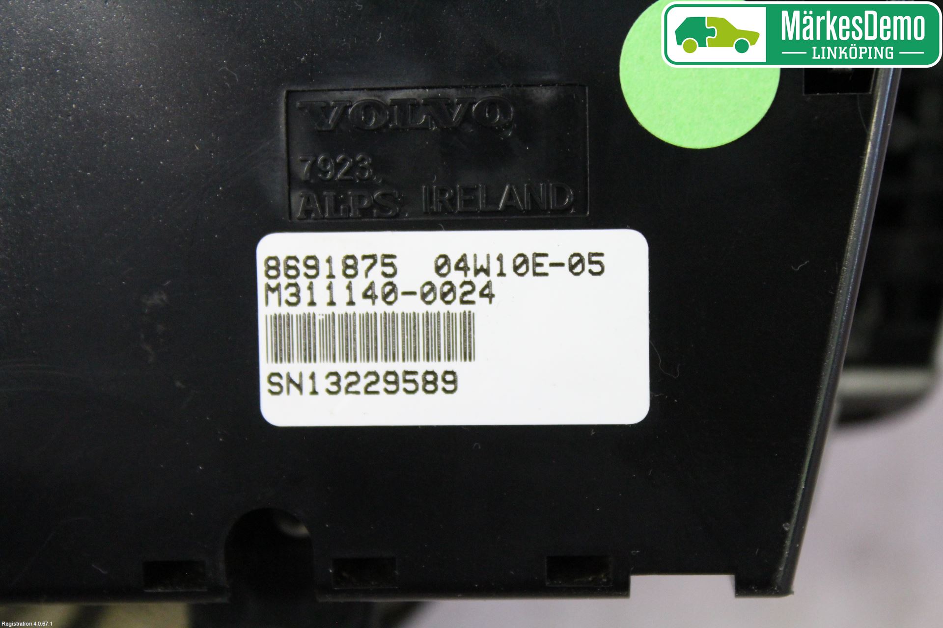 Volvo S80 04-06 Ac Styrenhet Ac Manöveren