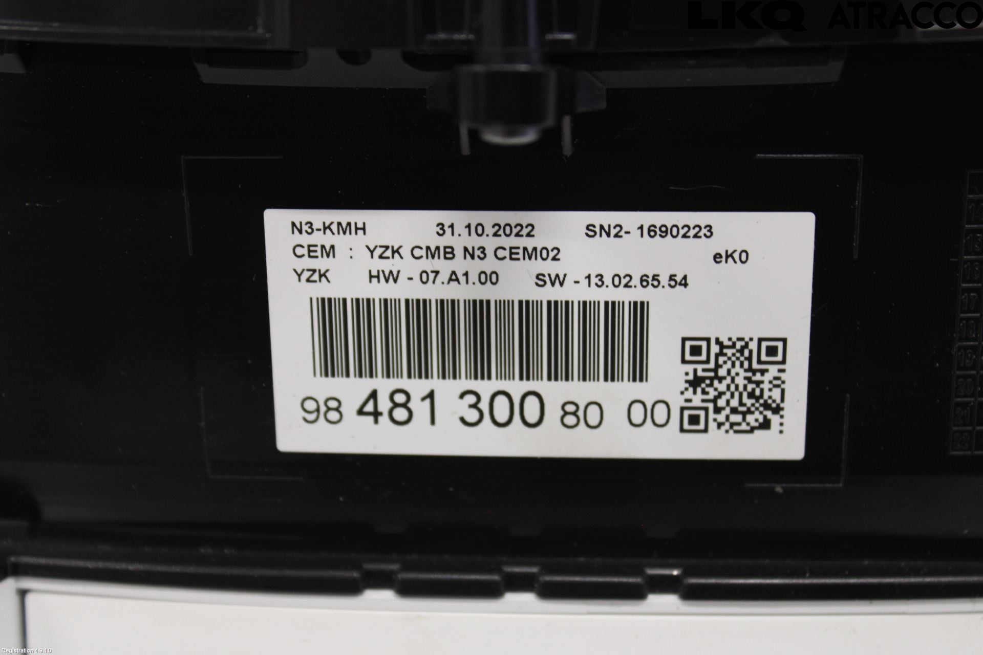 Peugeot EXPERT/E-EXPERT 17- Instrument Komb
