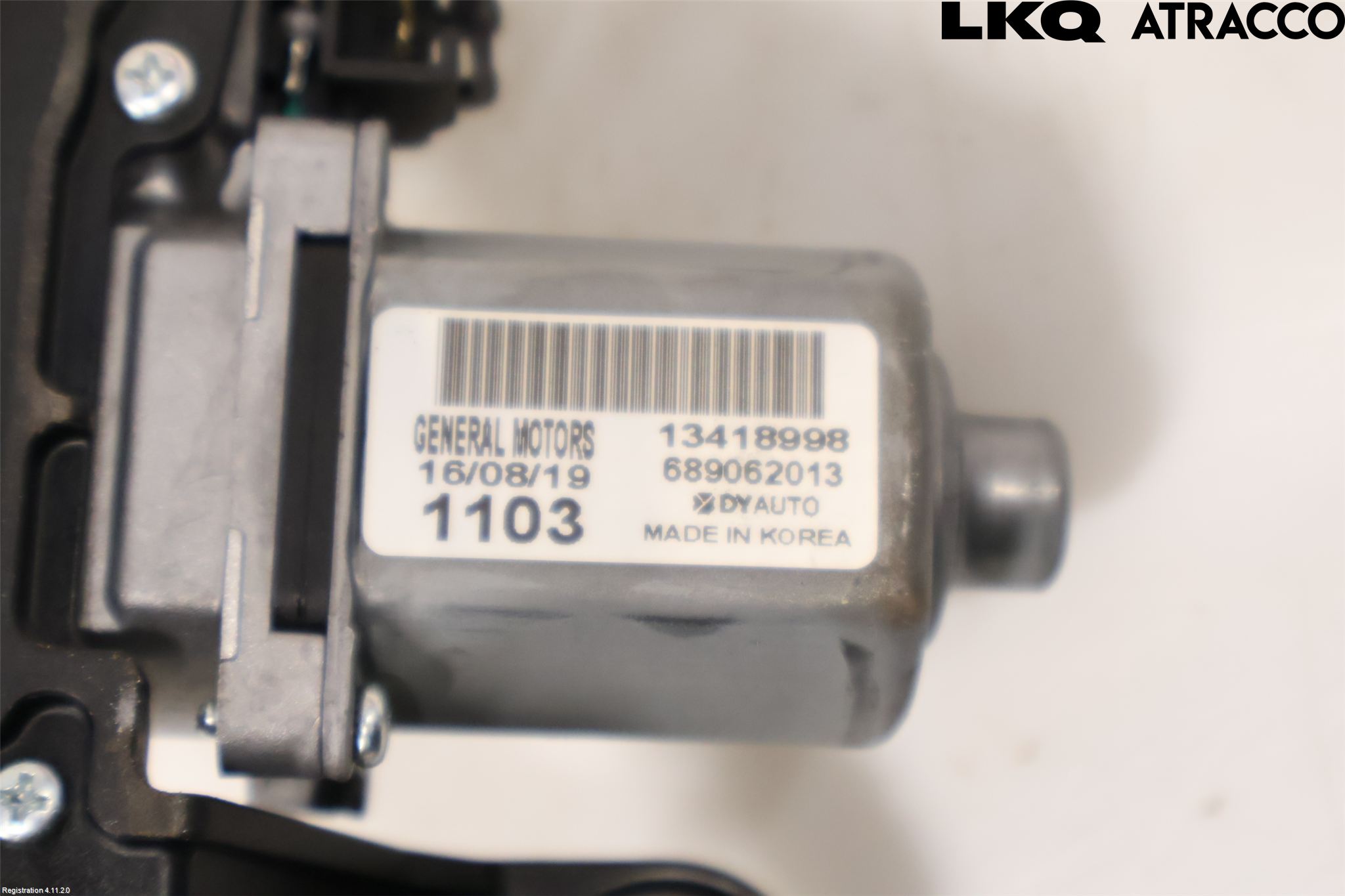 Opel ASTRA K 16-22 Torkarmotor Baklucka