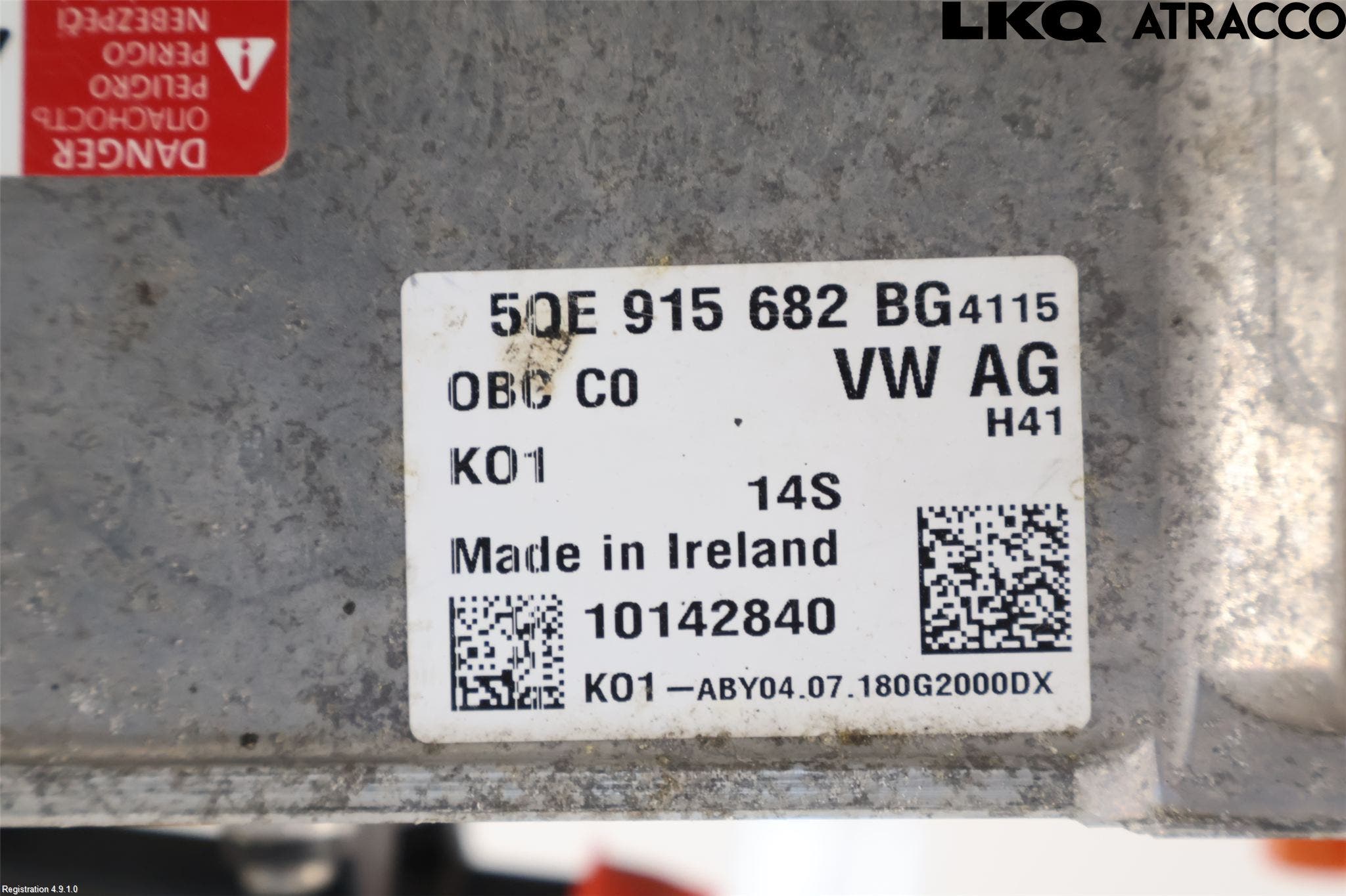 Volkswagen VW PASSAT 15-19 Batteriladdare Högspänning