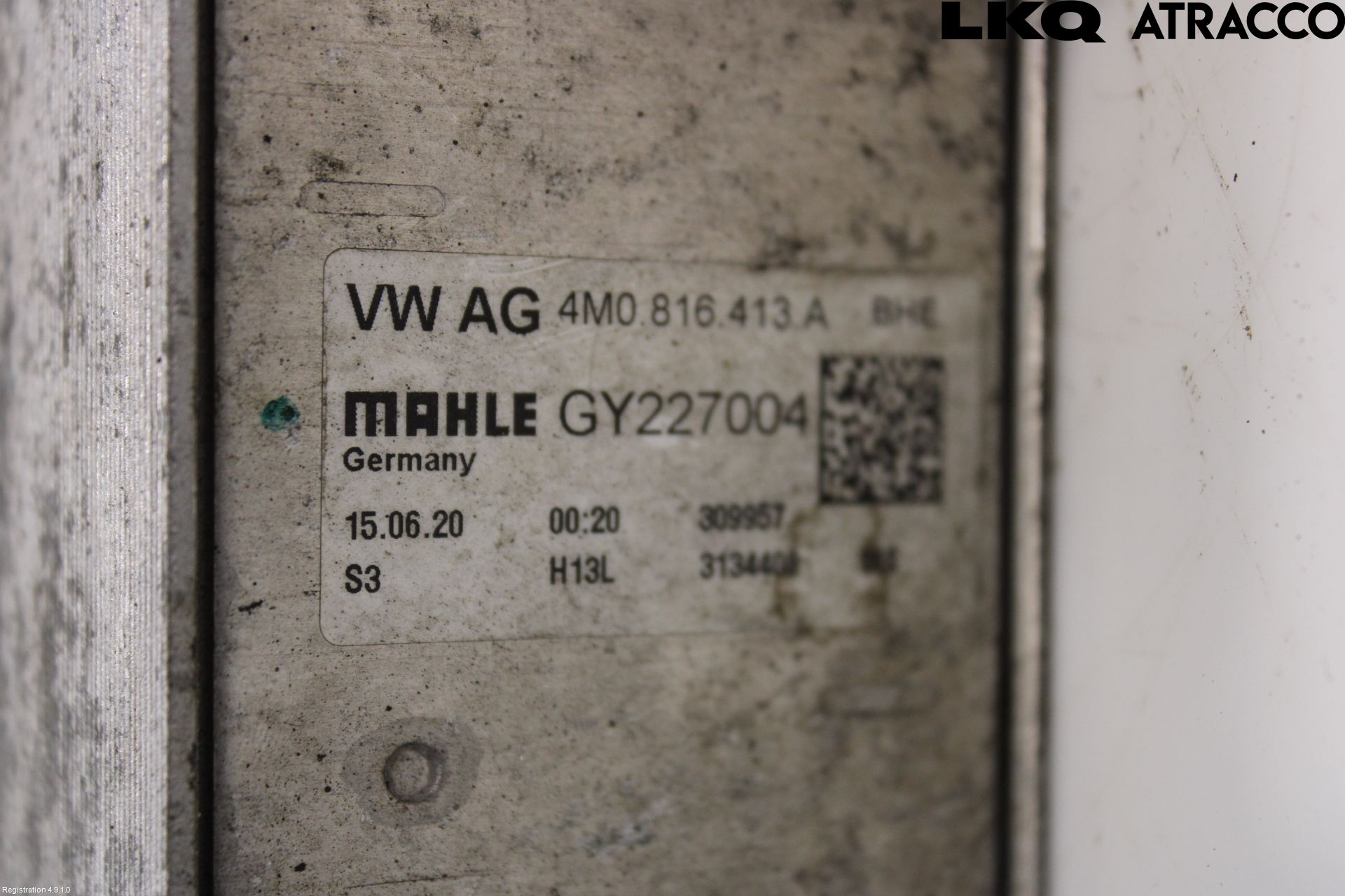 Audi E-TRON, S GE 19- Värmekammare-Växlare