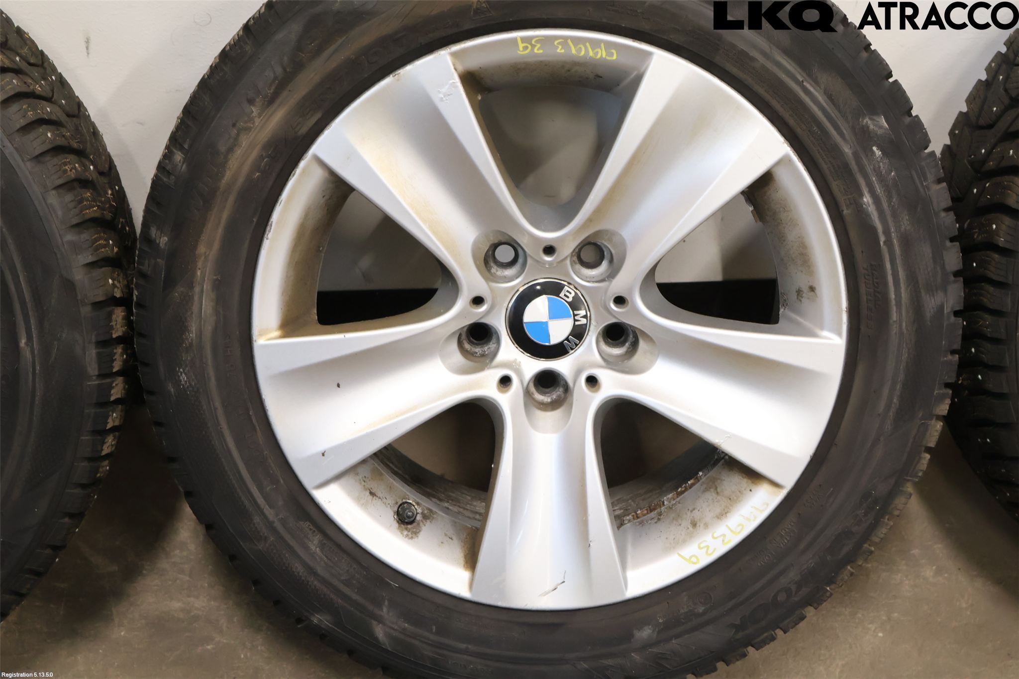 BMW 5 F10/F11/F18 09-17 Vinterdäck Alumfälg 4St