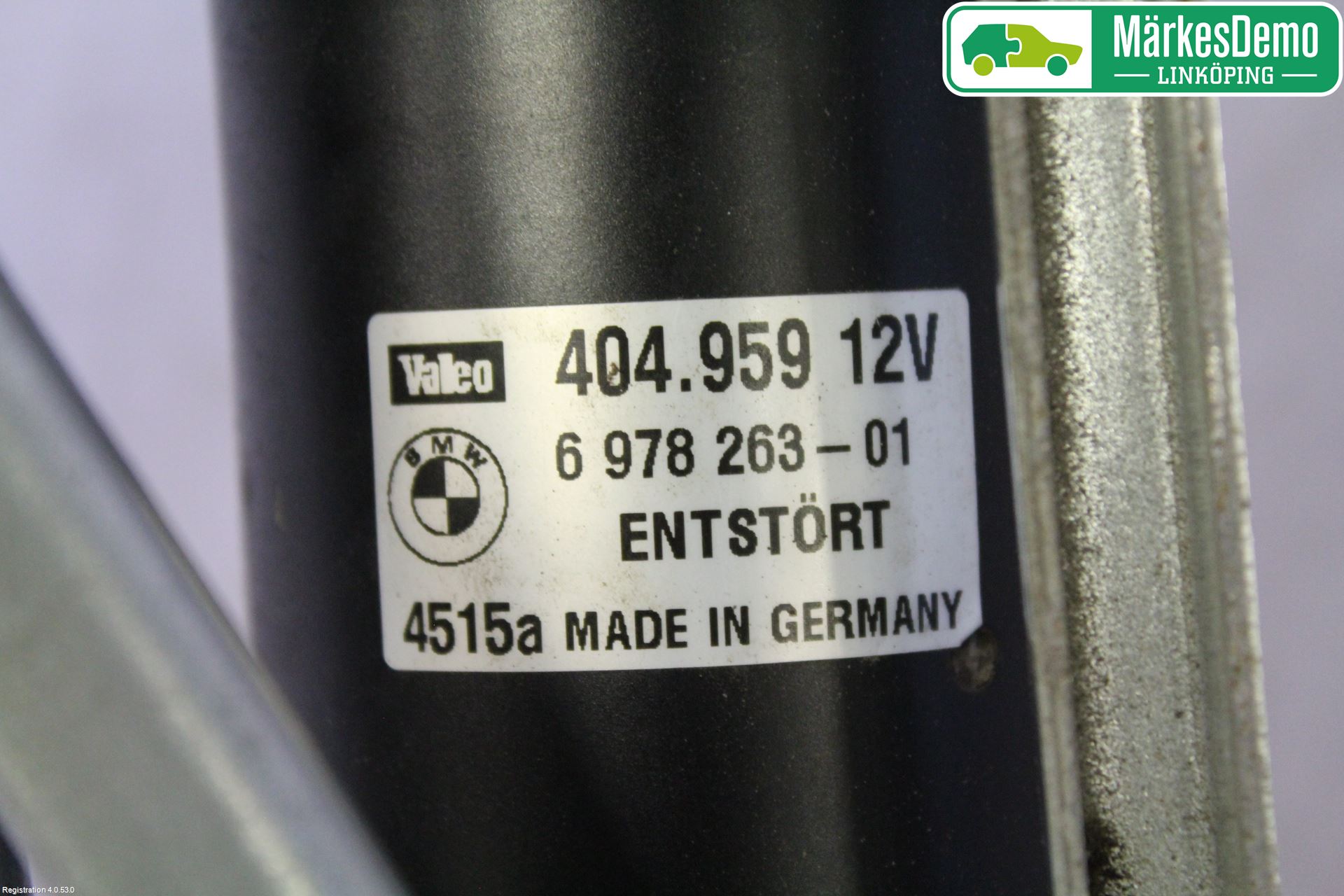 BMW 3 E90/91 SED/TOU 05-12 Torkarmotor Vindruta