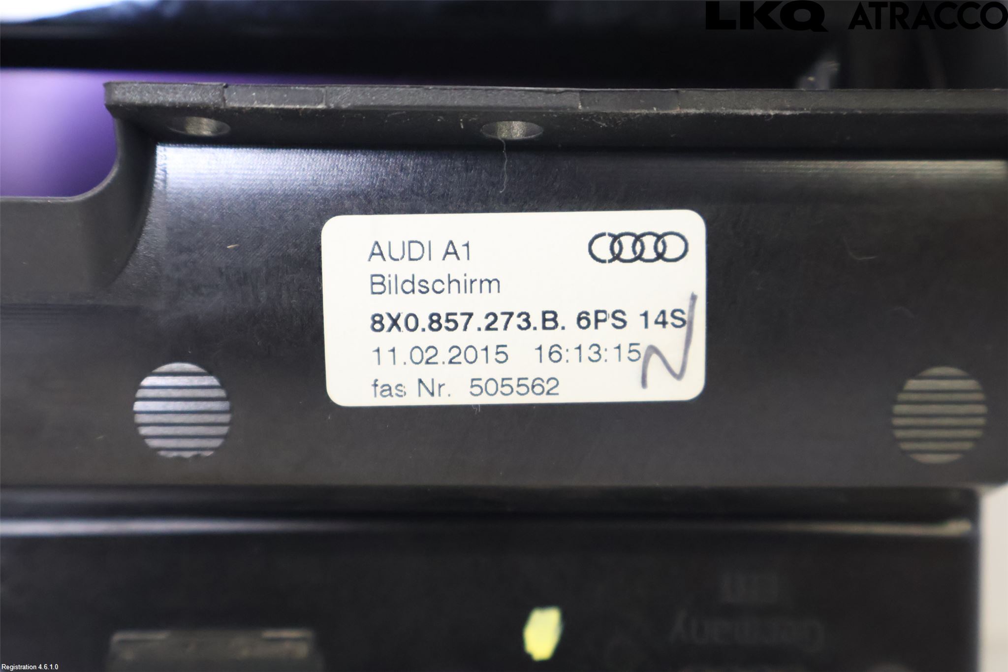 Audi A1/S1 11-18 Multifunktionsdisplay