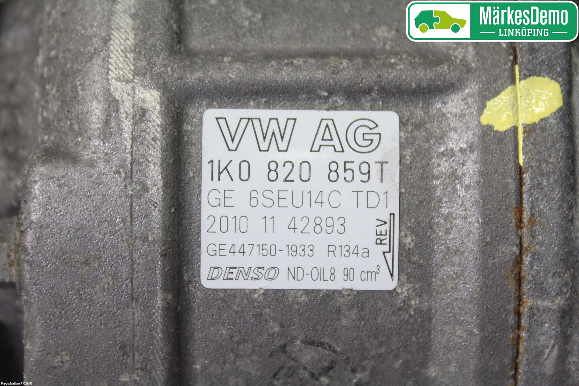Volkswagen VW GOLF VI 09-13 Ac Kompressor