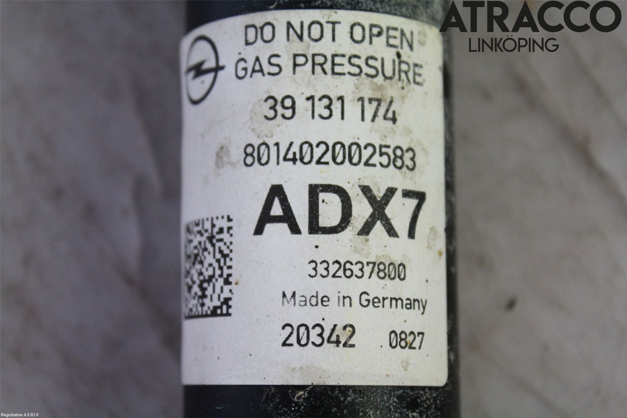 Opel ASTRA K 16-22 Stötdämpare Bak