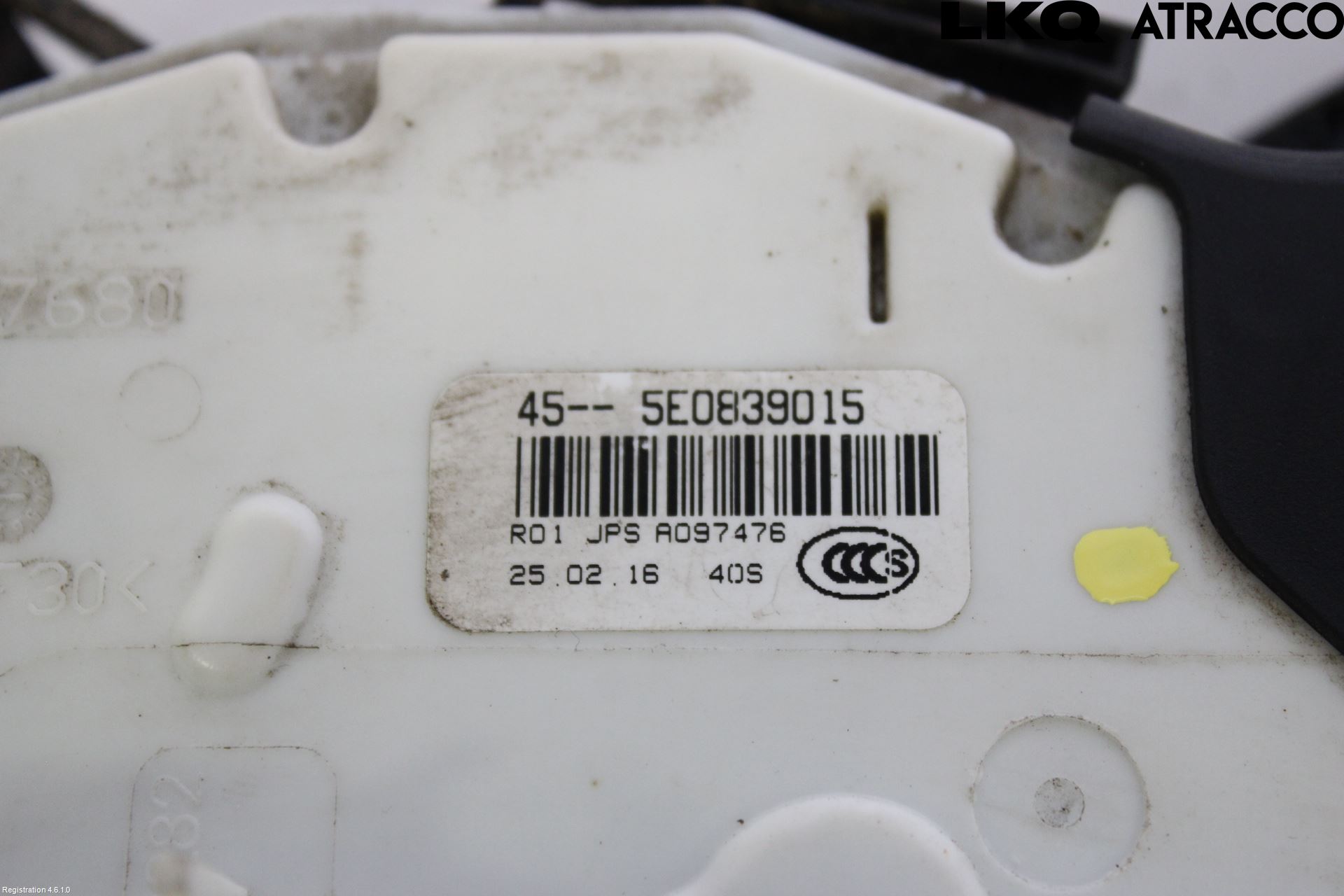 Volkswagen VW PASSAT 15-19 Låskista-Dörrlås