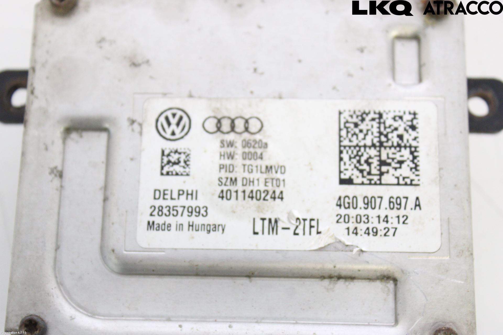 Volkswagen VW CADDY 11-15 Styrenhet Strålkastare