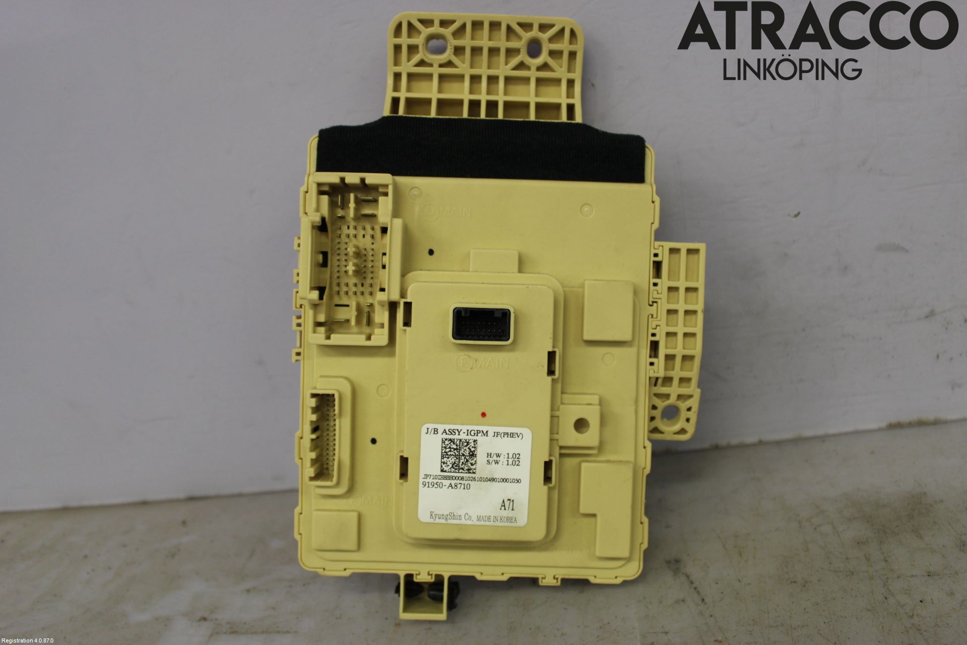 Kia OPTIMA 16-20 Säkringsdosa-Elcentral