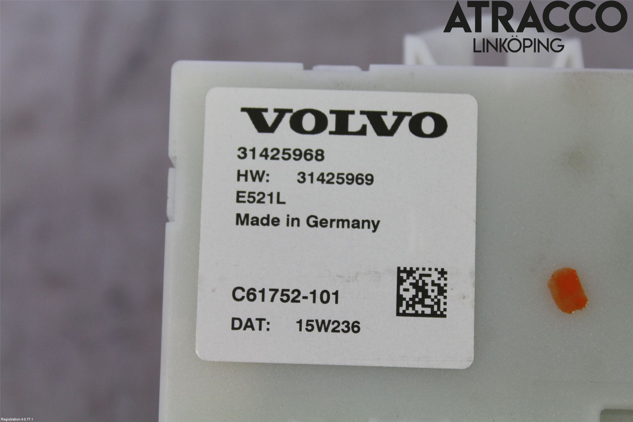 Volvo XC60 14-17 Styrenhet Baklucka