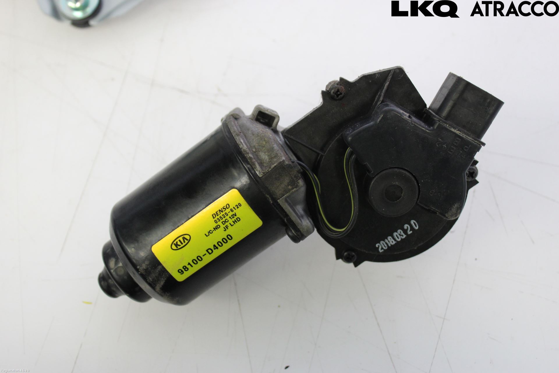 Kia OPTIMA 16-20 Torkarmotor Vindruta