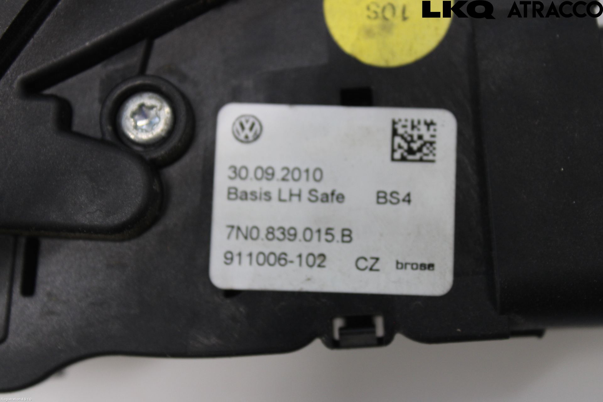 Volkswagen VW SHARAN 11- Låskista-Dörrlås