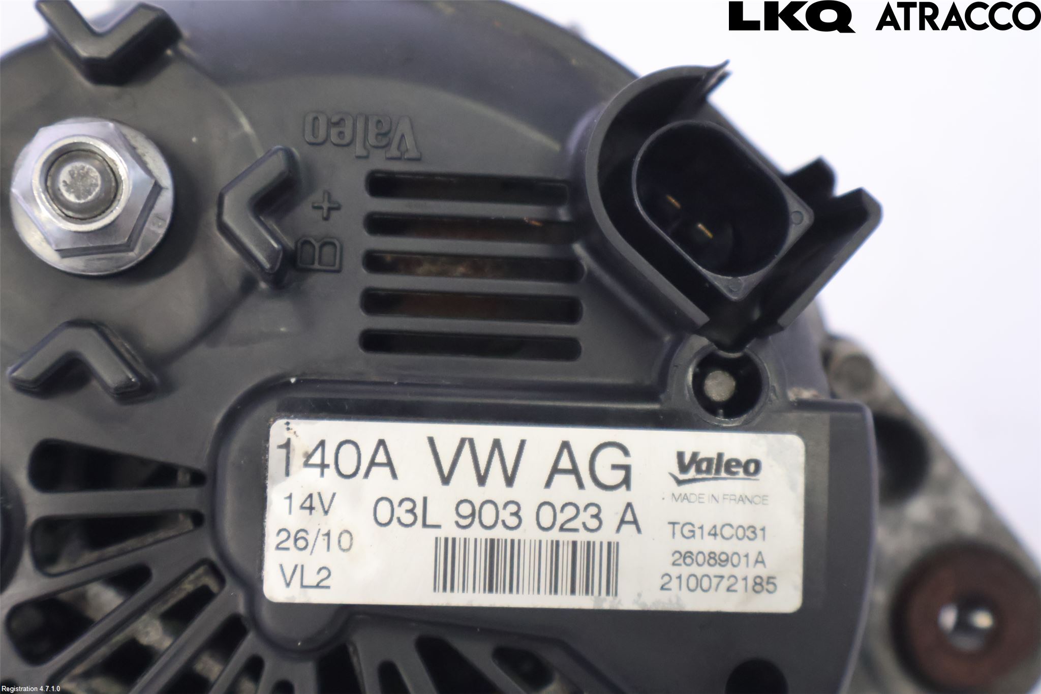 Volkswagen VW GOLF VI 09-13 Generator