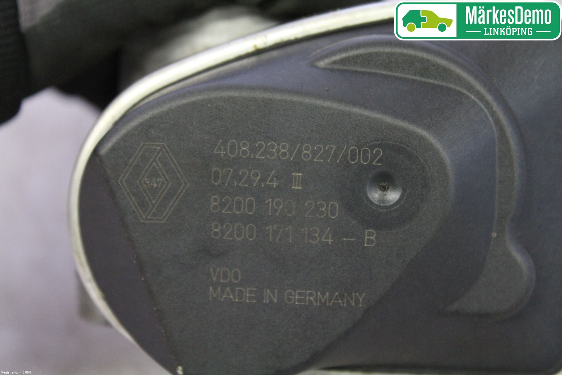 Renault SCÉNIC/GRAND 07-09 Injspjällhus