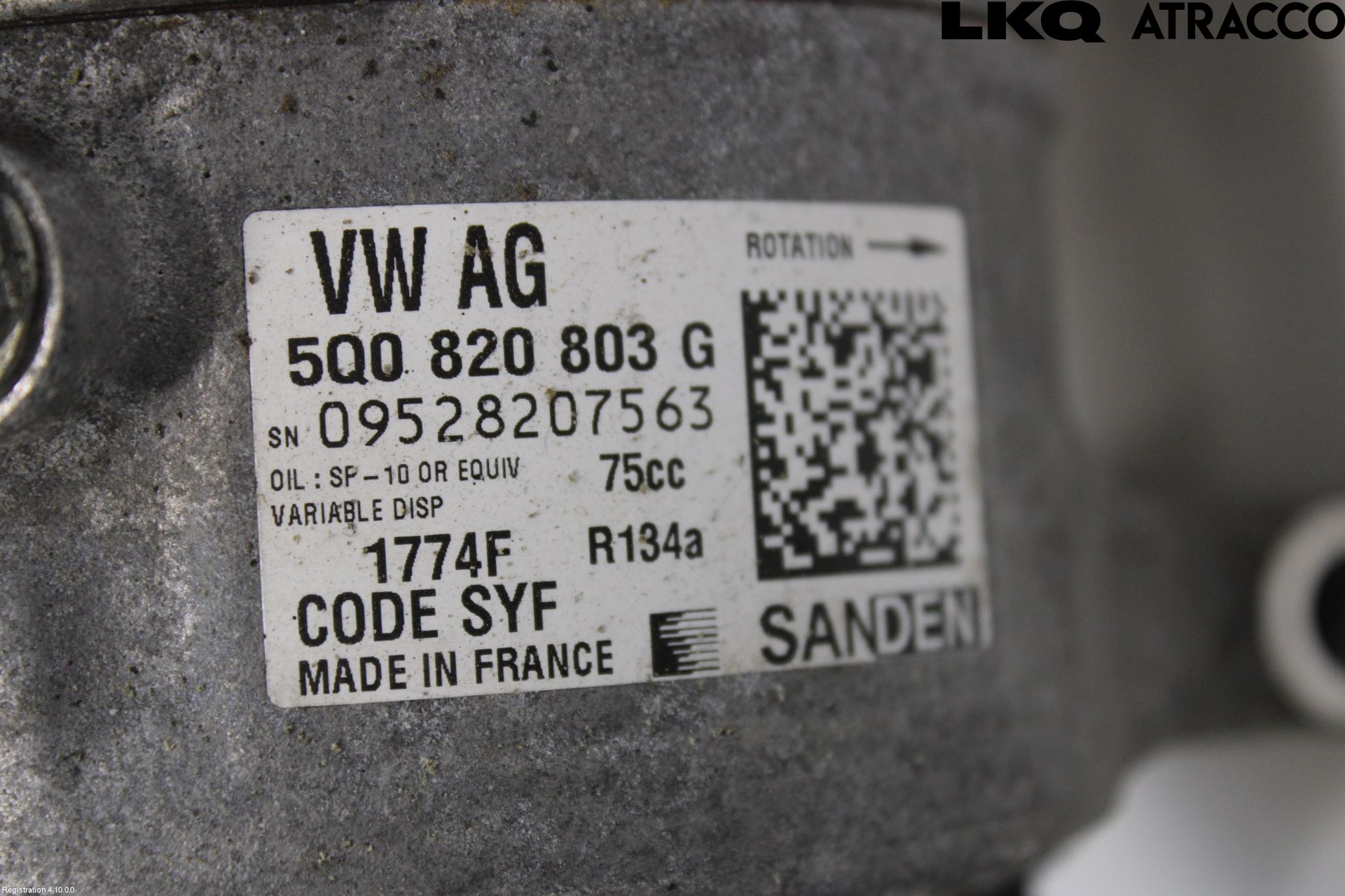 Volkswagen VW GOLF / E-GOLF VII 13-20 Ac Kompressor