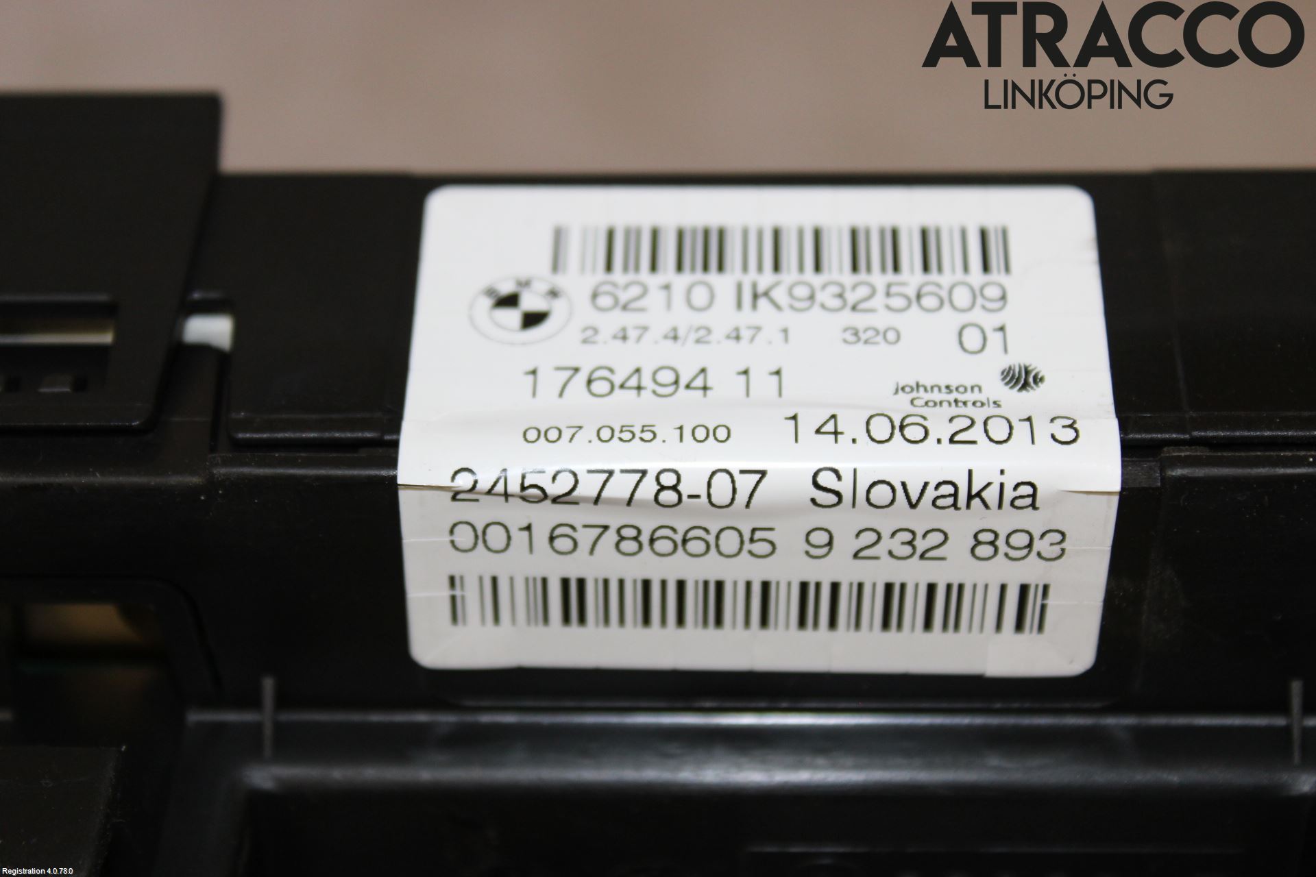 BMW 3 F30/F31/F80 12-19 Instrument Komb