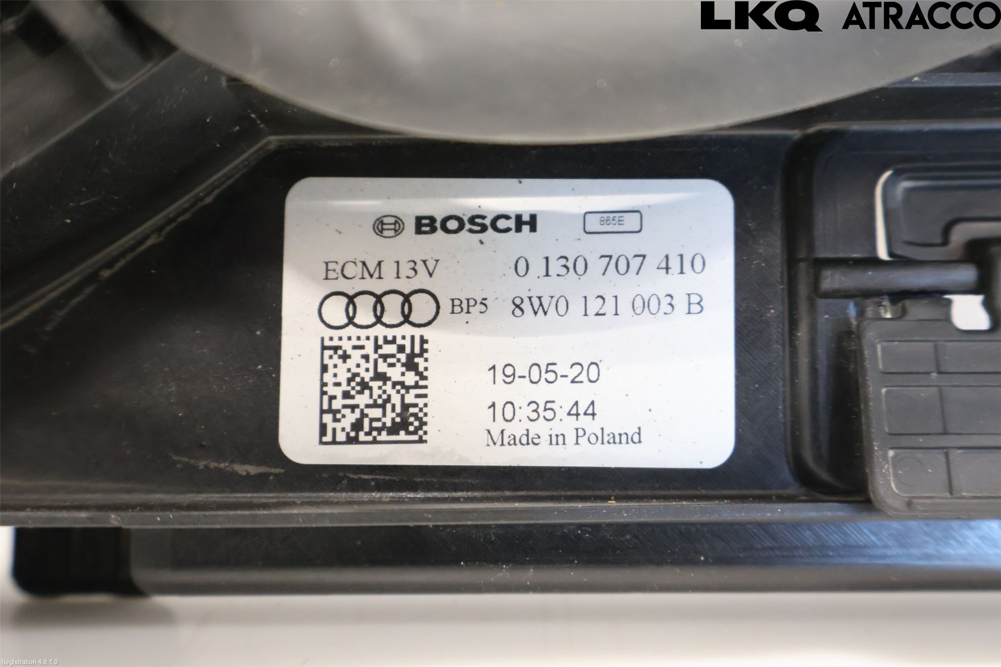 Audi E-TRON, S GE 19- Kylfläkt El