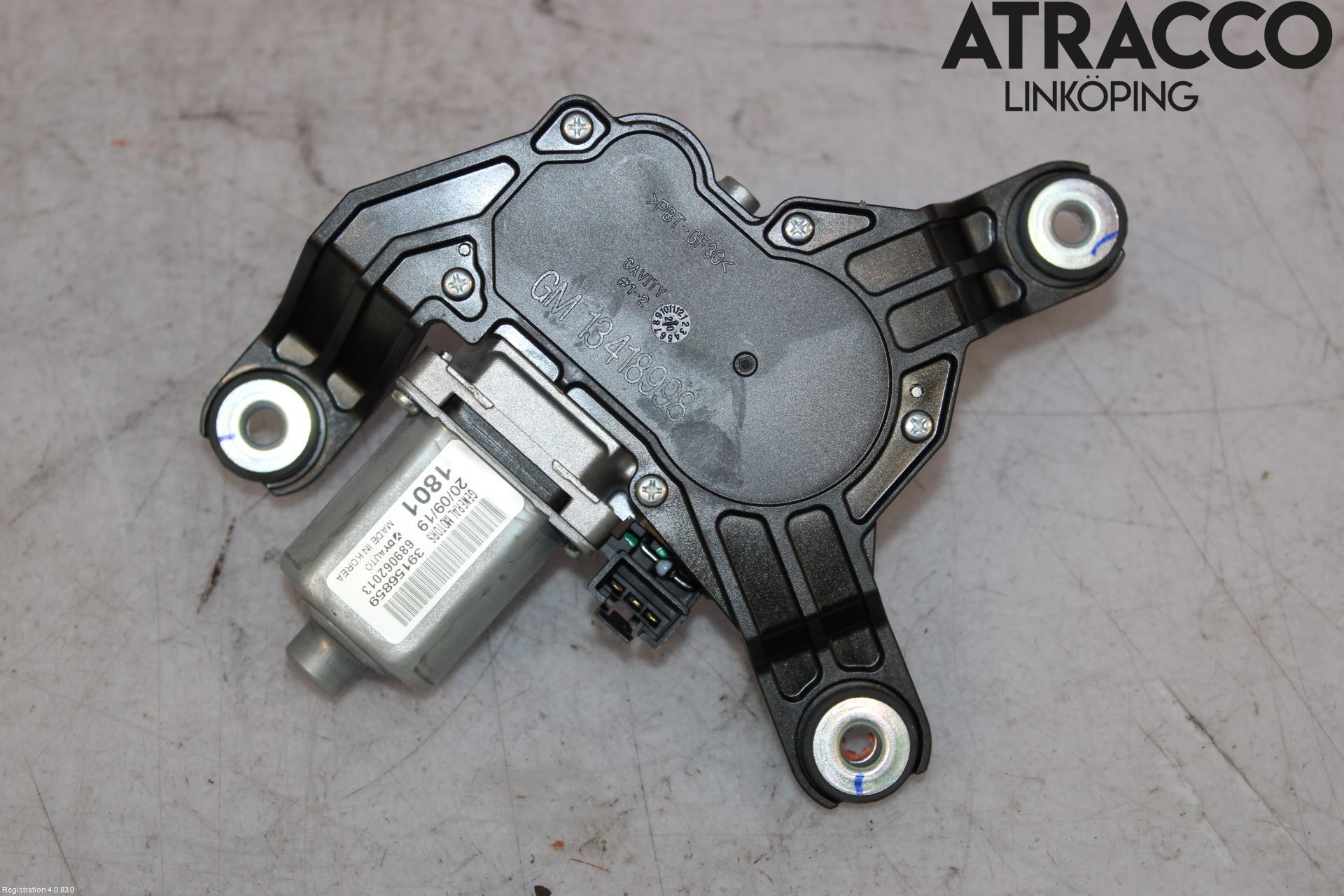 Opel ASTRA K 16-22 Torkarmotor Baklucka