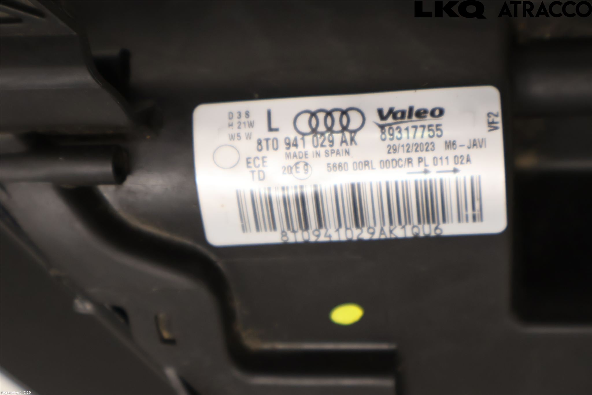 Audi A5 07-16 Strålkastare Vänster