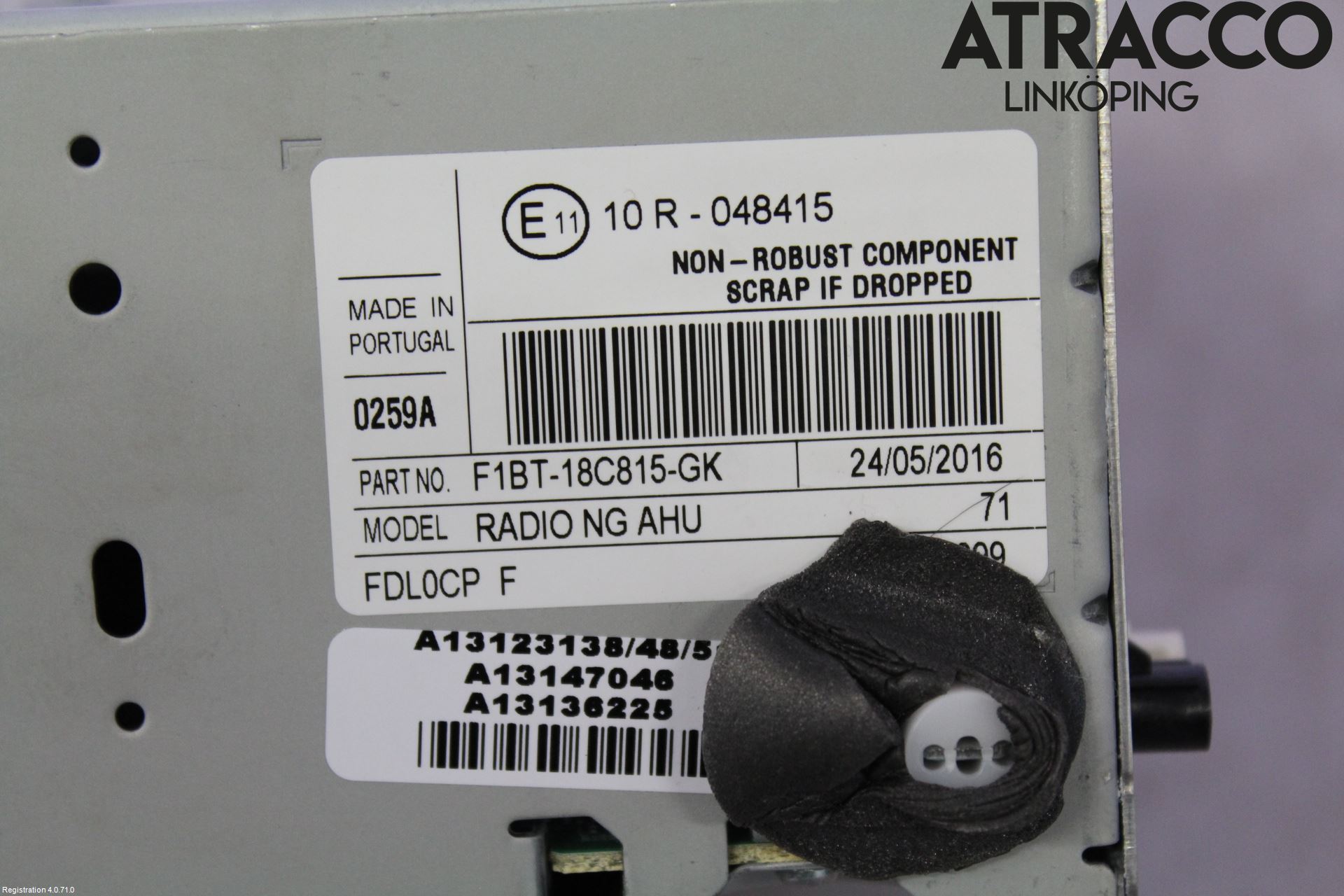 Ford TRANSIT/TOURNEO CONNECT 13-22 Cd Radio - Multimediapanel