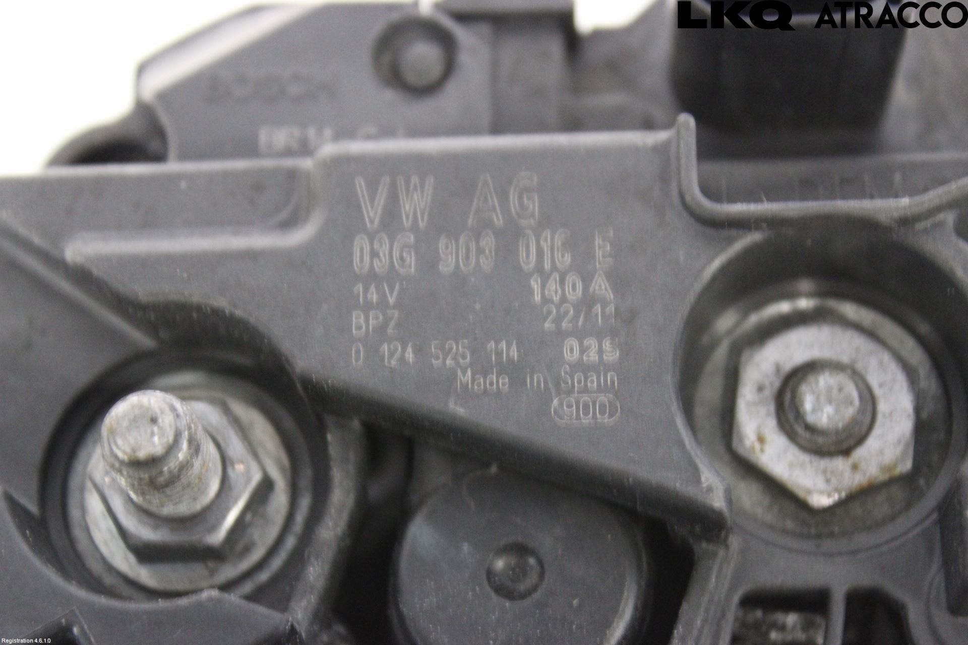 Audi A4/S4 08-11 Generator