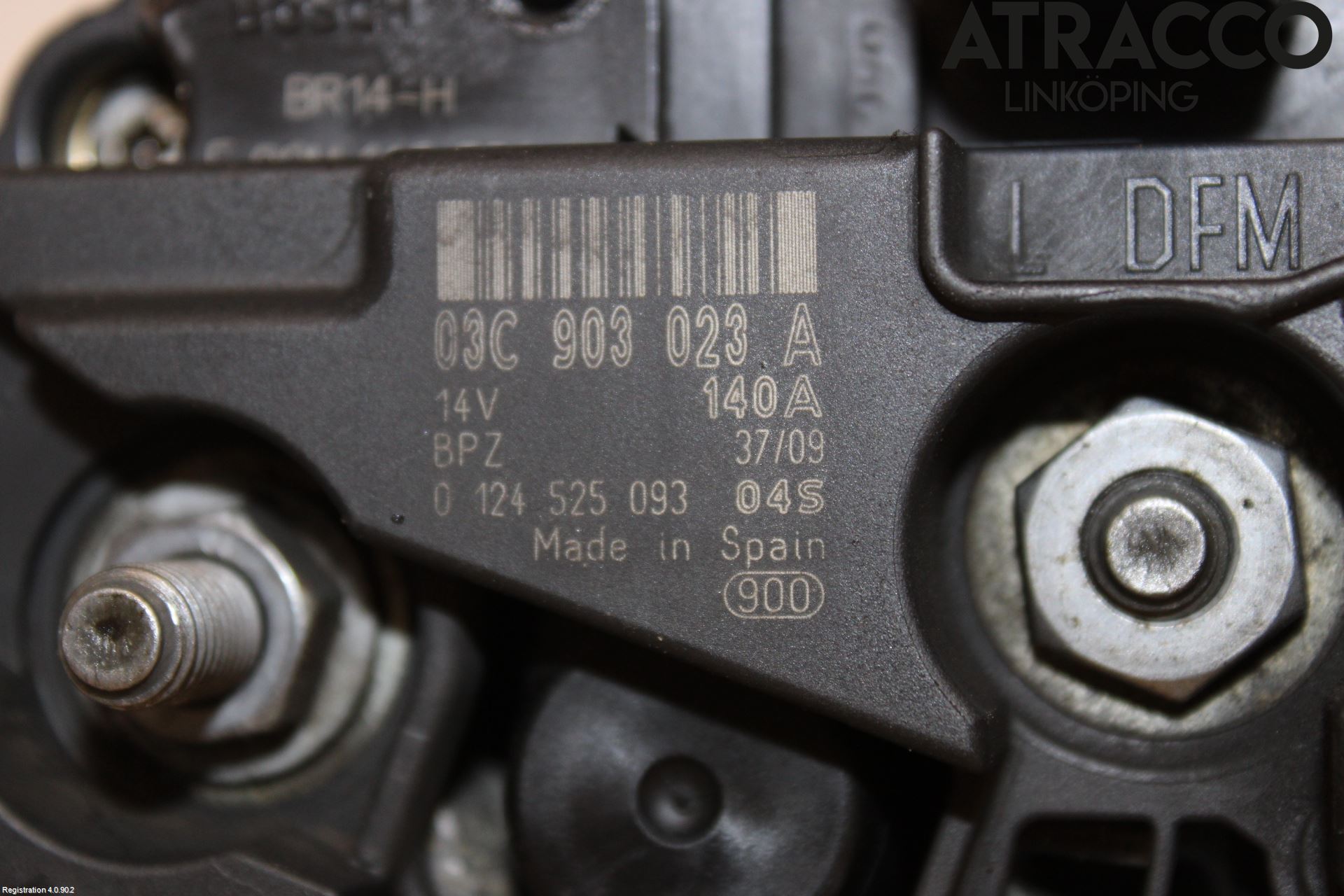 Volkswagen VW GOLF VI 09-13 Generator