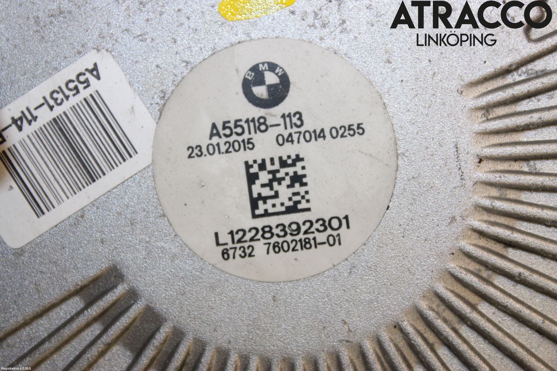 BMW 5 F10/F11/F18 09-17 Kylfläkt El