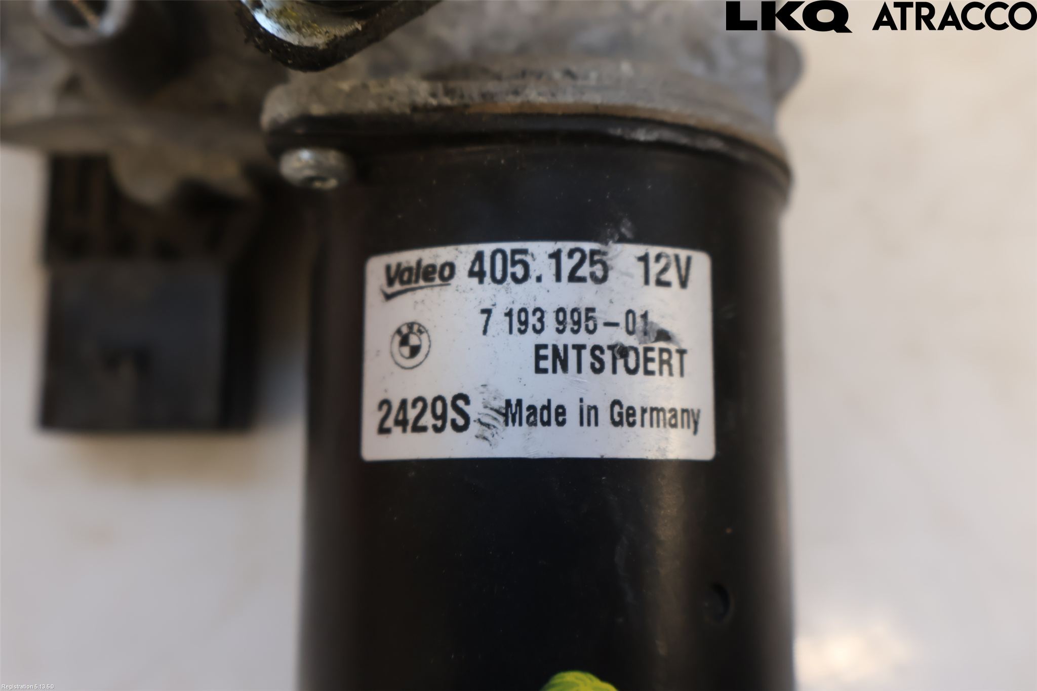 BMW 5 E60/61 Sed/Tou 02-10 Torkarmotor Vindruta