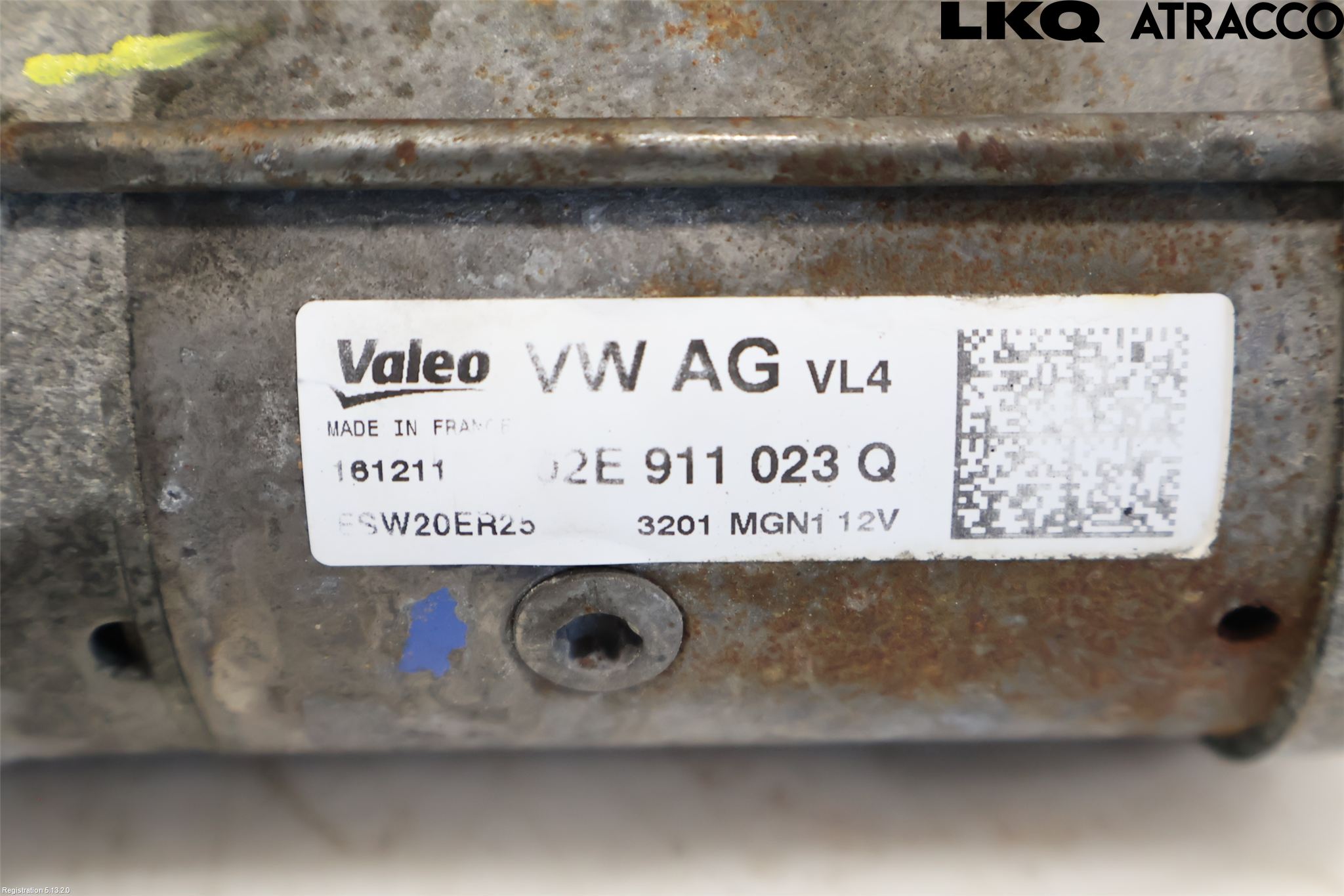 Volkswagen VW TIGUAN 07-16 Startmotor Diesel