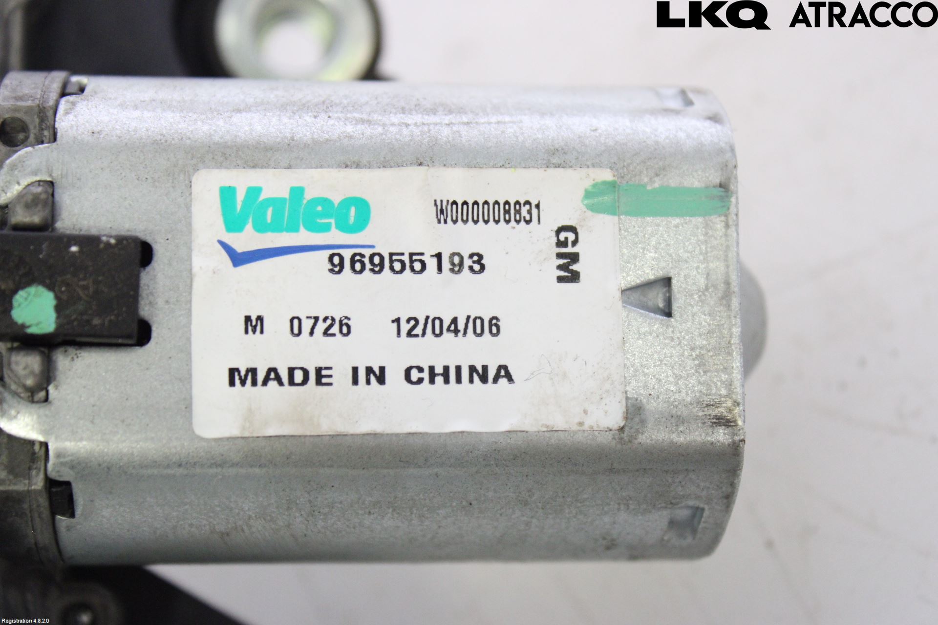 Chevrolet AVEO Torkarmotor Baklucka