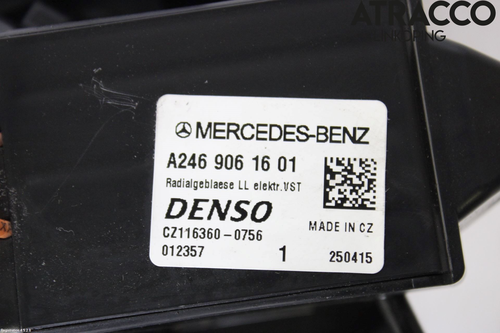 Mercedes-Benz MB CLA-KLASS (C117/X117) 13-19 Värmefläkt