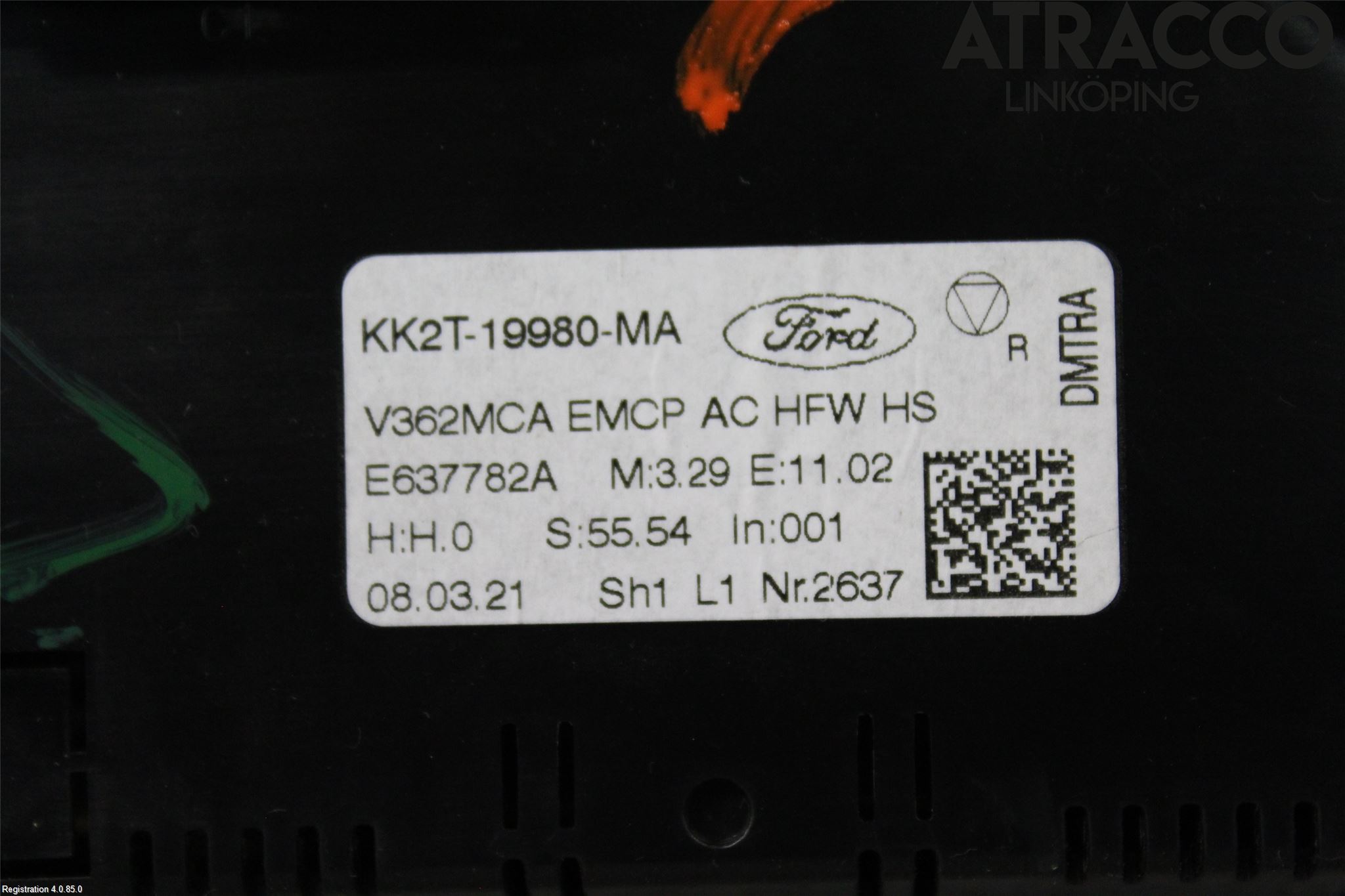 Ford TRANSIT/TOURNEO CUSTOM 13-24 Ac Styrenhet Ac Manöveren