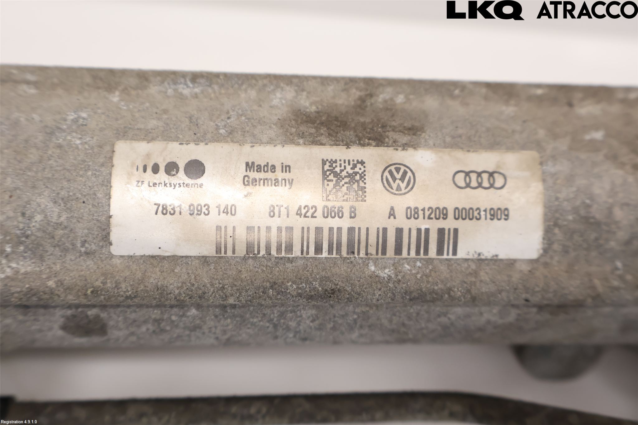 Audi A4/S4 08-11 Styrväxel Servo -Snäcka