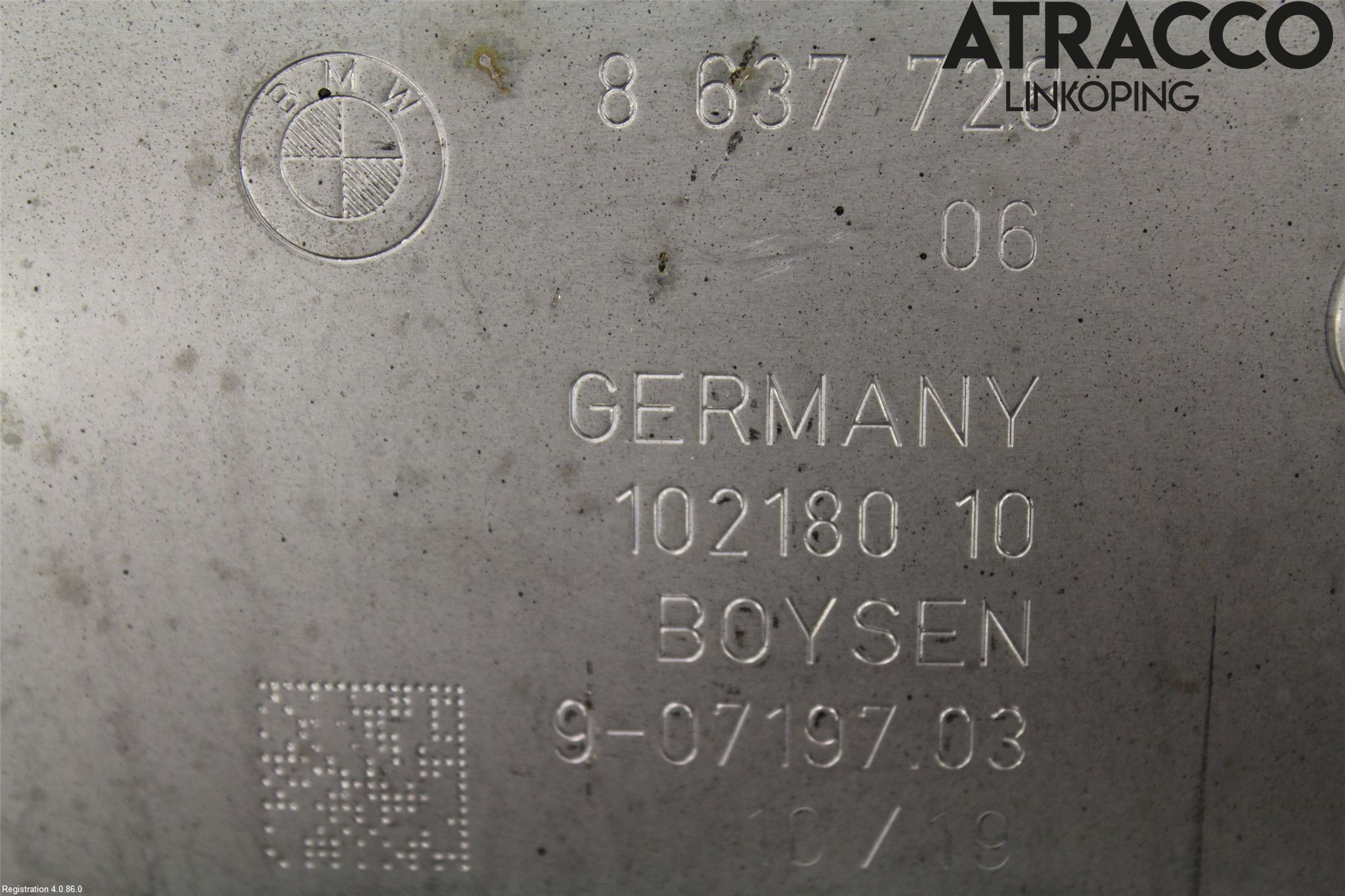 BMW 5 G30/G31/F90 17-23 Avgas Halvsats