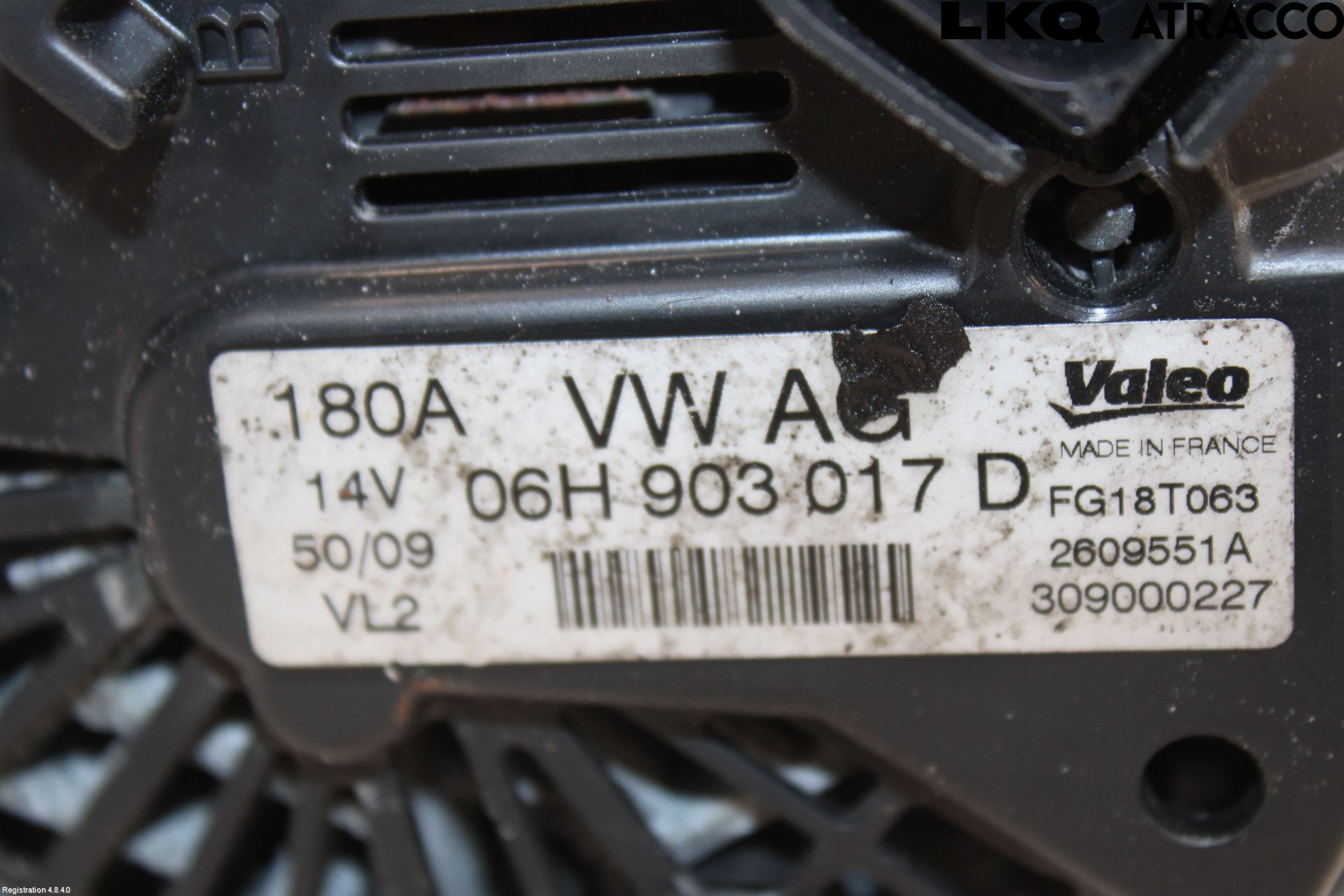 Audi A4/S4 08-11 Generator