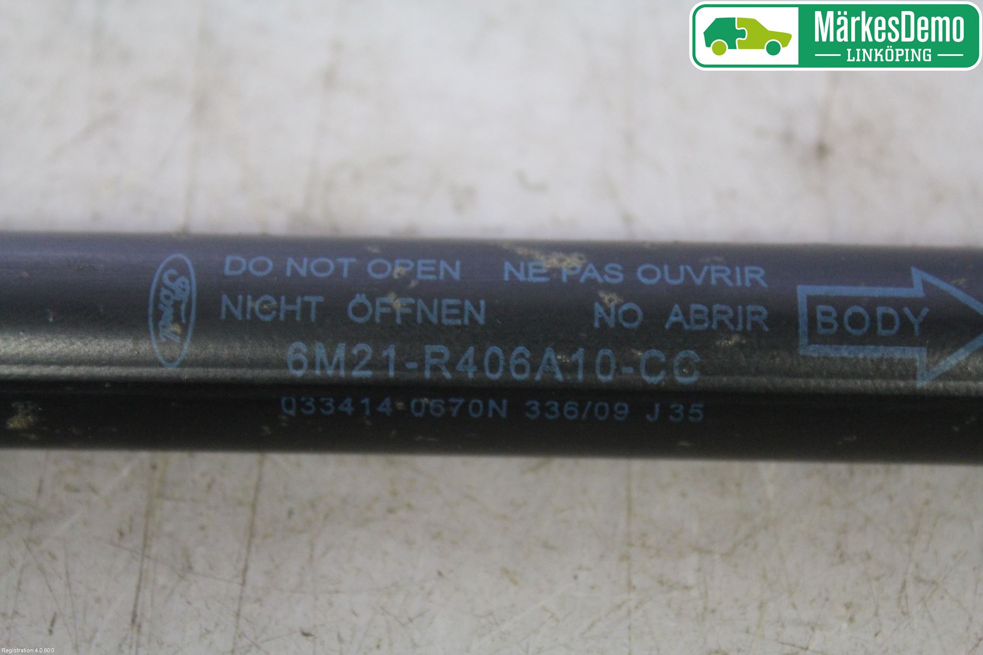 Ford S-MAX 06-15 Gasfjäder Baklucka