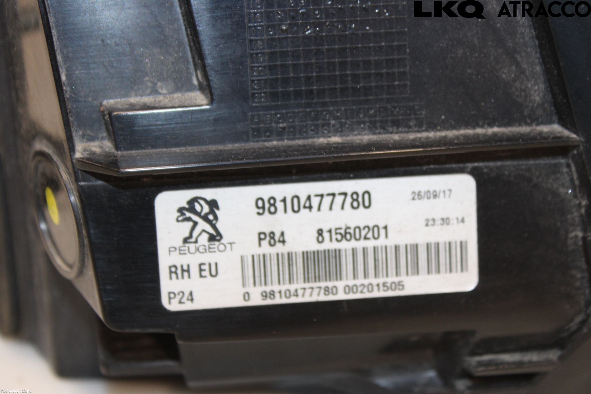 Peugeot 3008 17-24 Bakljus Lucka Hö