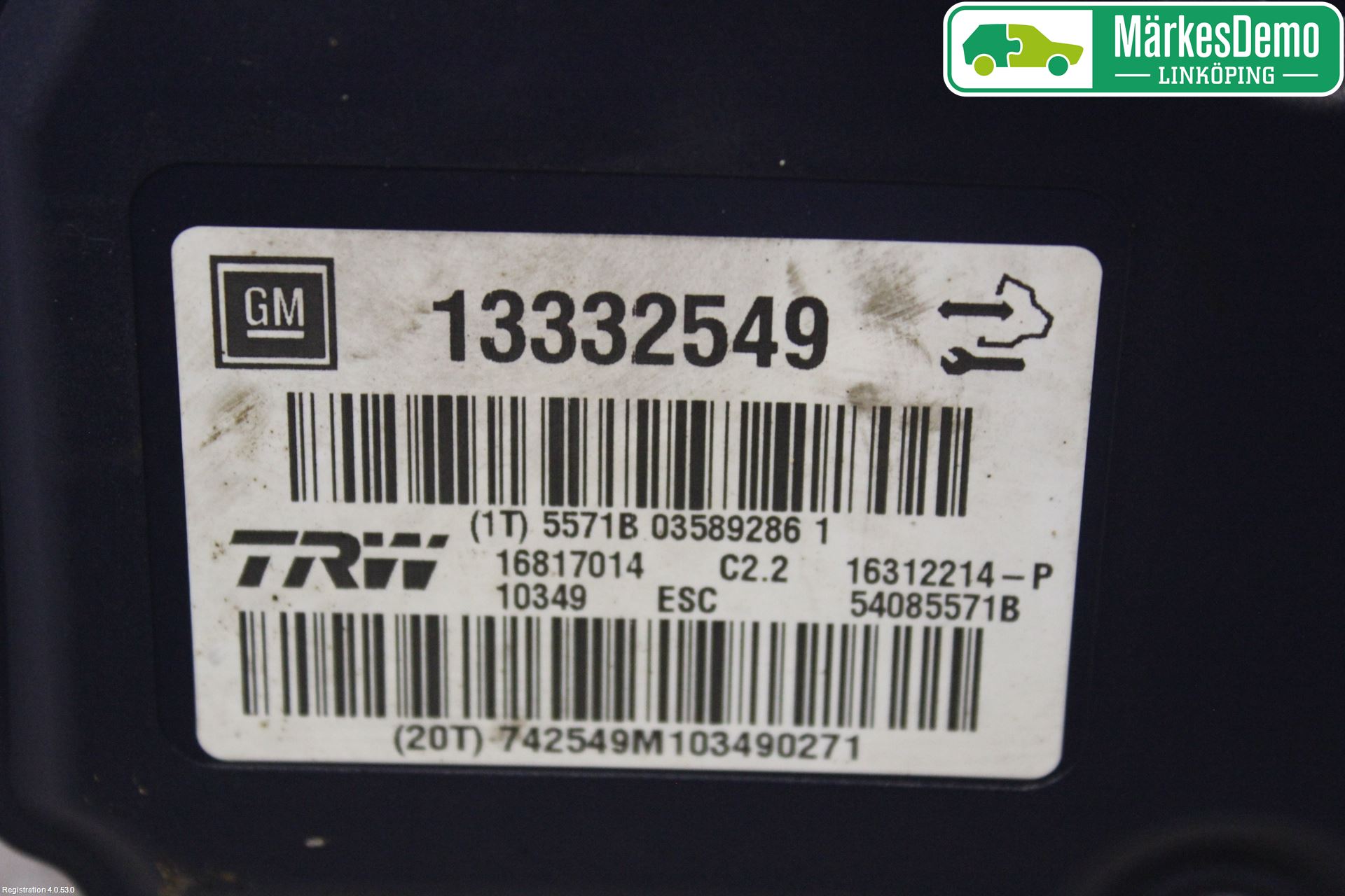 Saab 9-5 10-12 Abs Hydraulaggregat