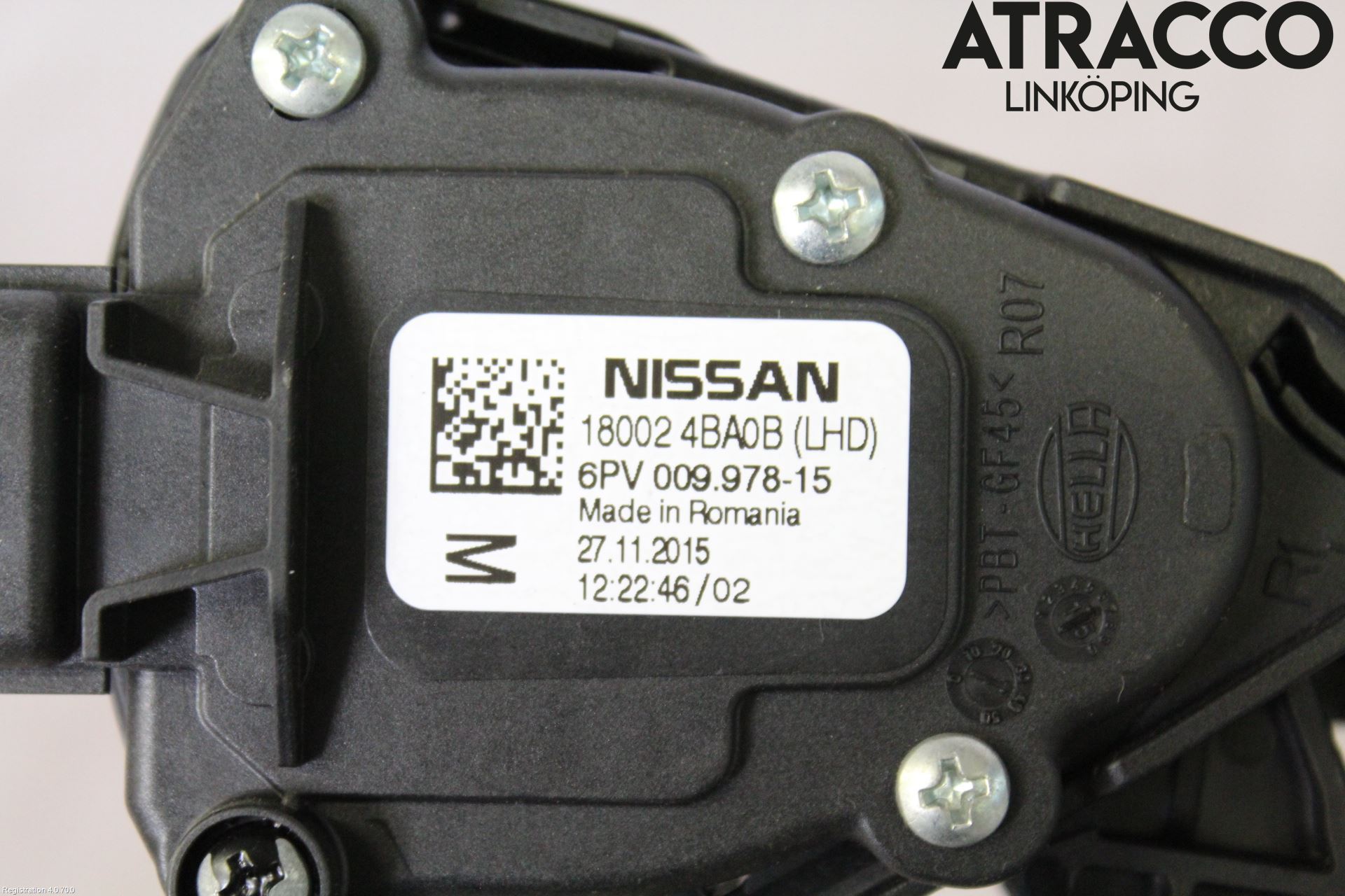 Nissan QASHQAI 14-17 Gaspedal
