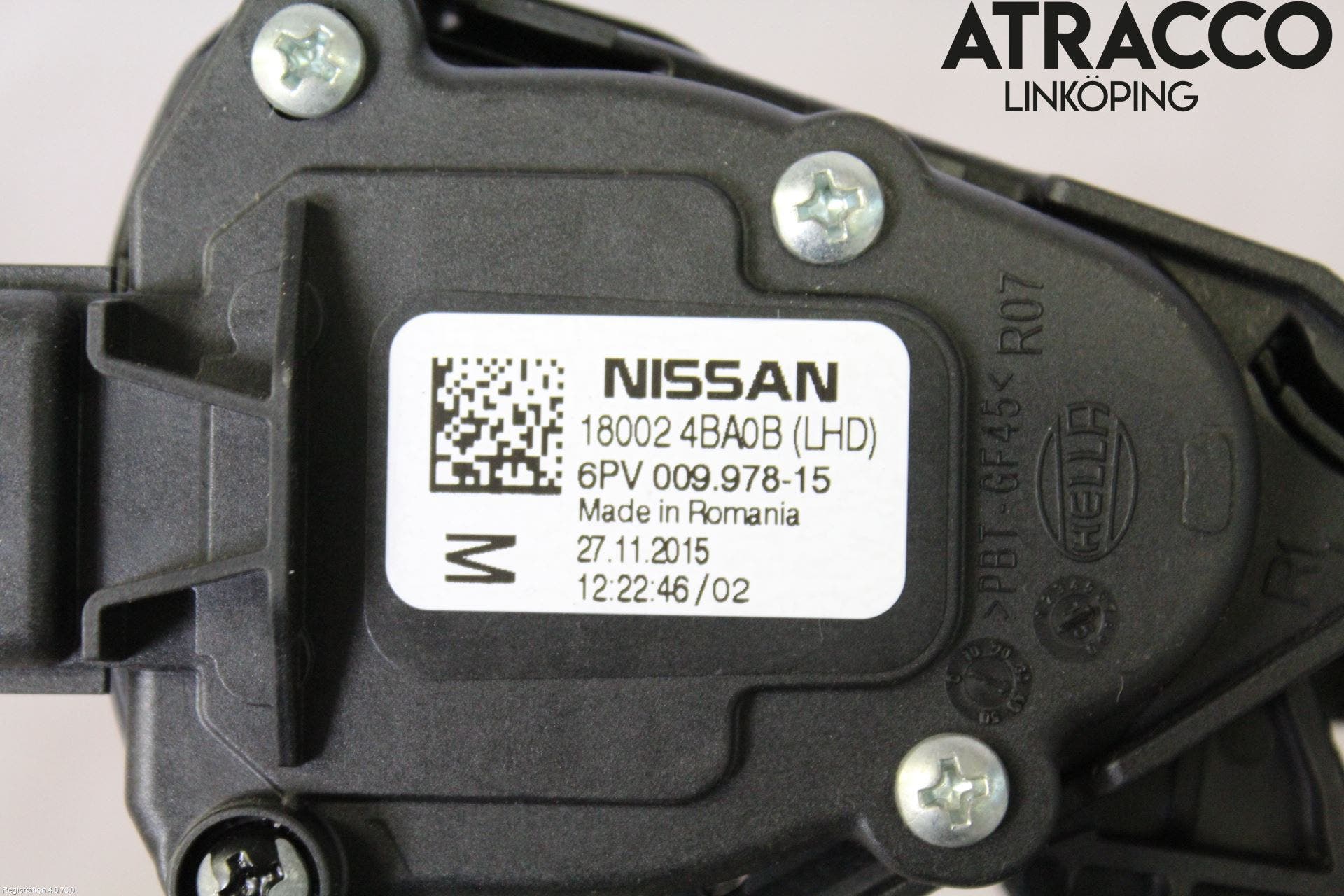 Nissan QASHQAI 14-17 Gaspedal