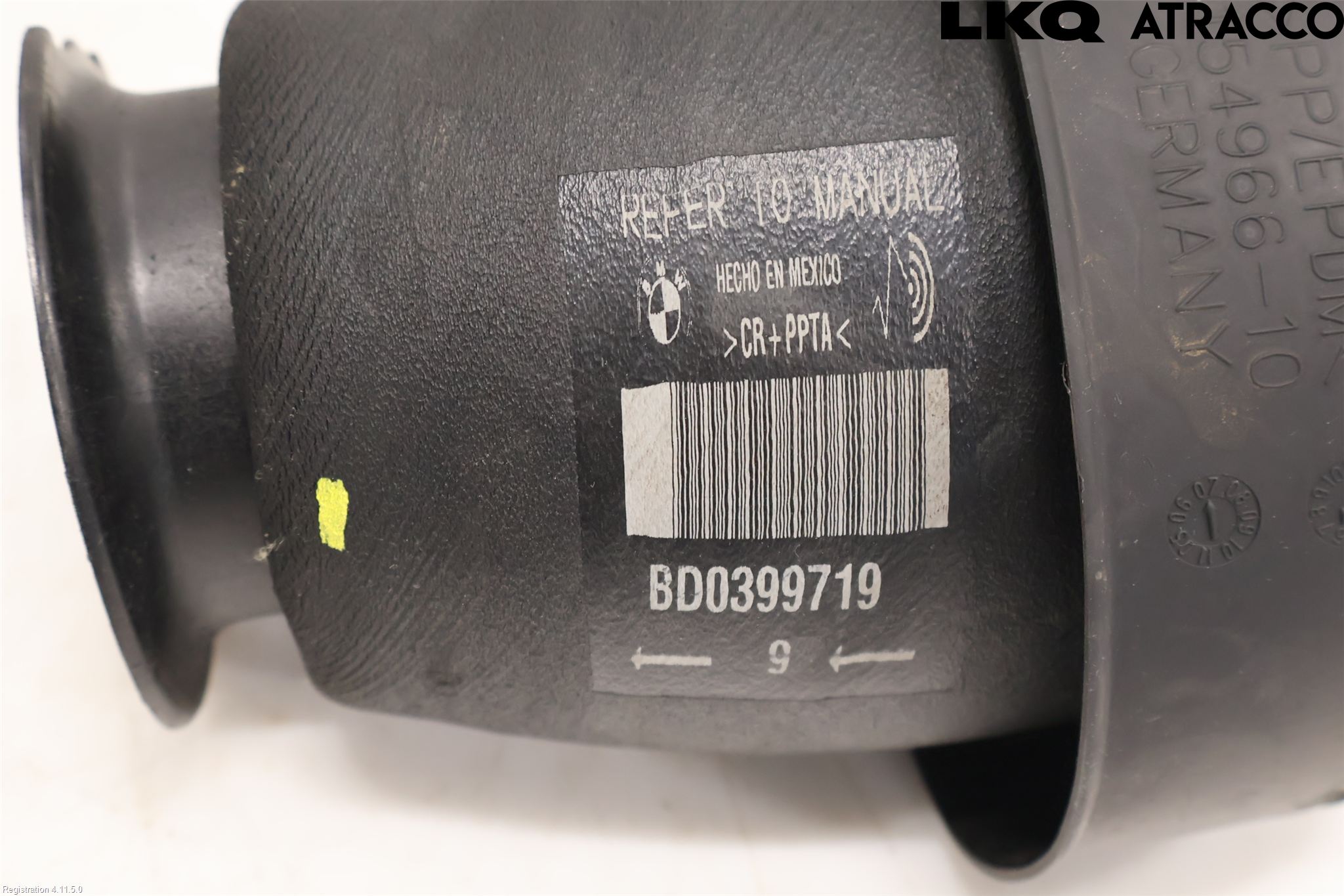 BMW 5 E60/61 Sed/Tou 02-10 Nivå-Luftfjädring Bälg