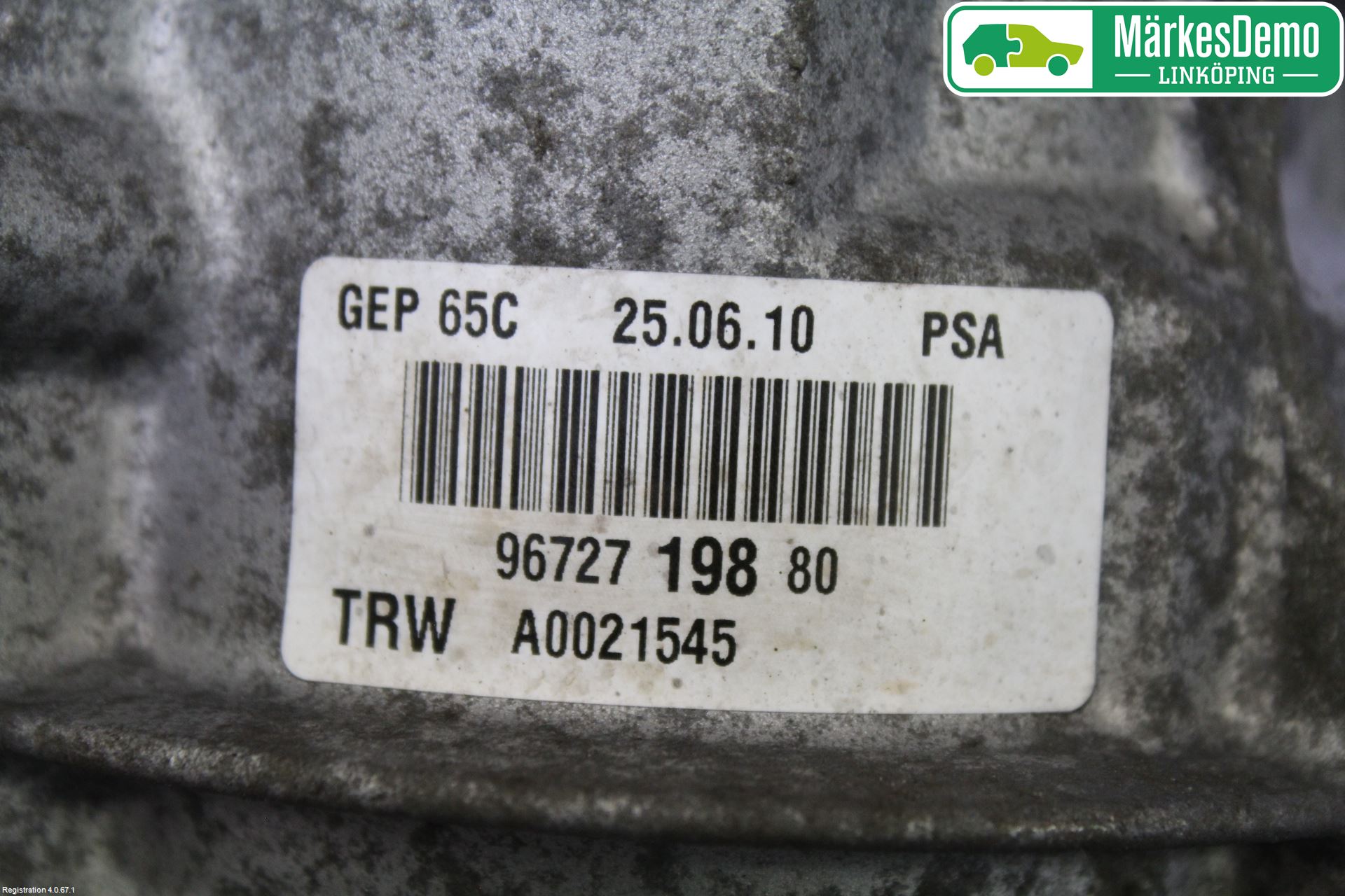 Citroen BERLINGO 08-18 Styrservo Pump Elektrisk