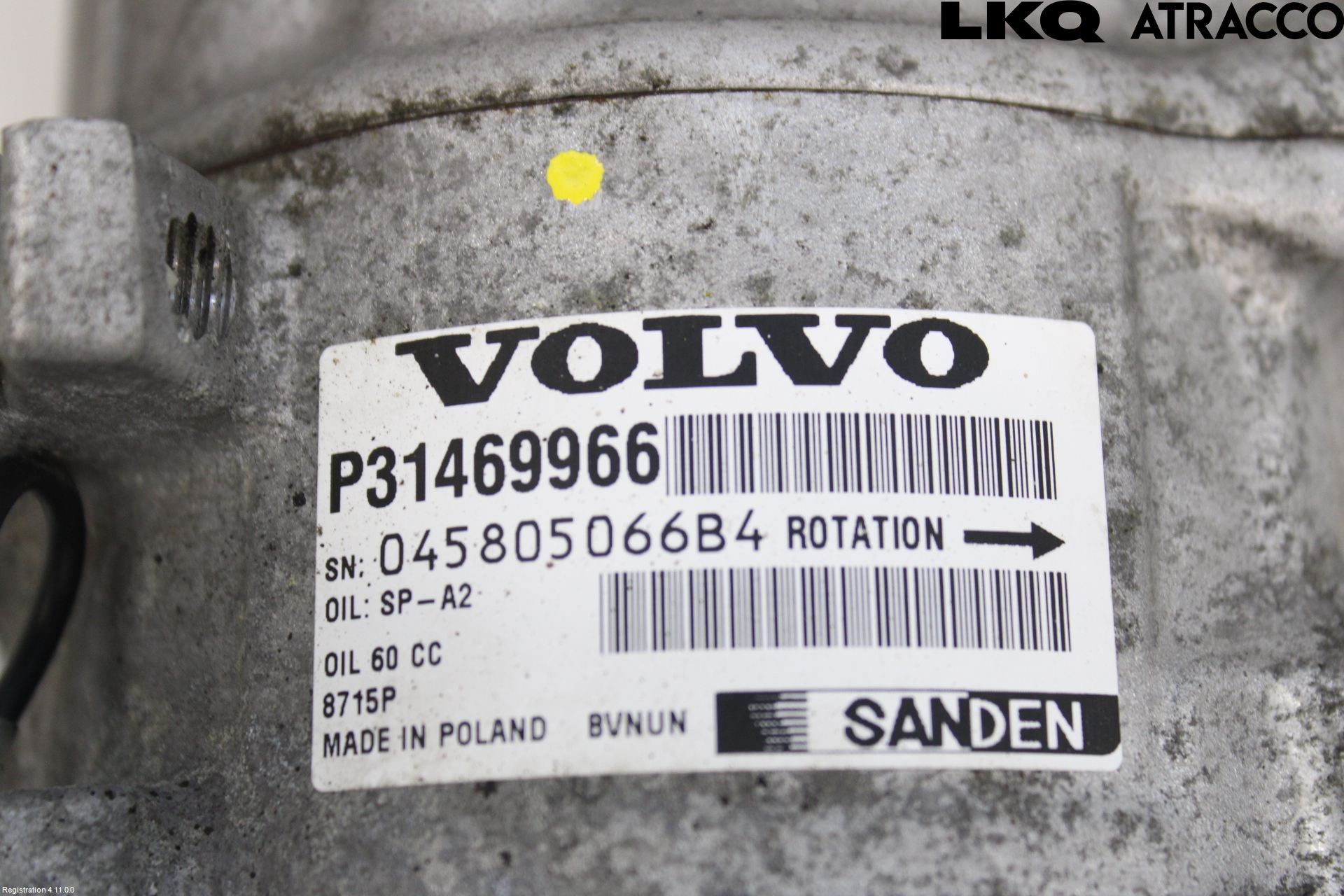 Volvo V40 12-19 Ac Kompressor