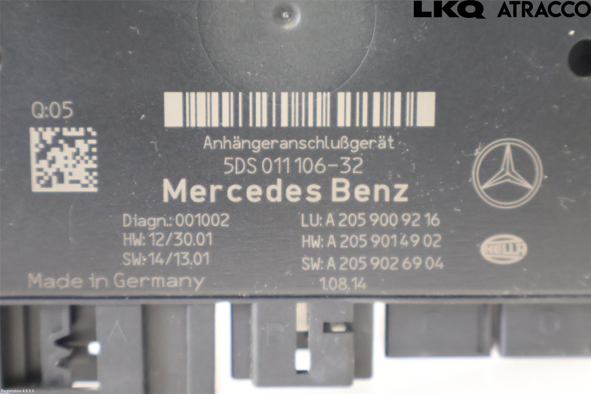 Mercedes-Benz MB C-KLASS (W205) 14-21 Styrenhet Dragkrok